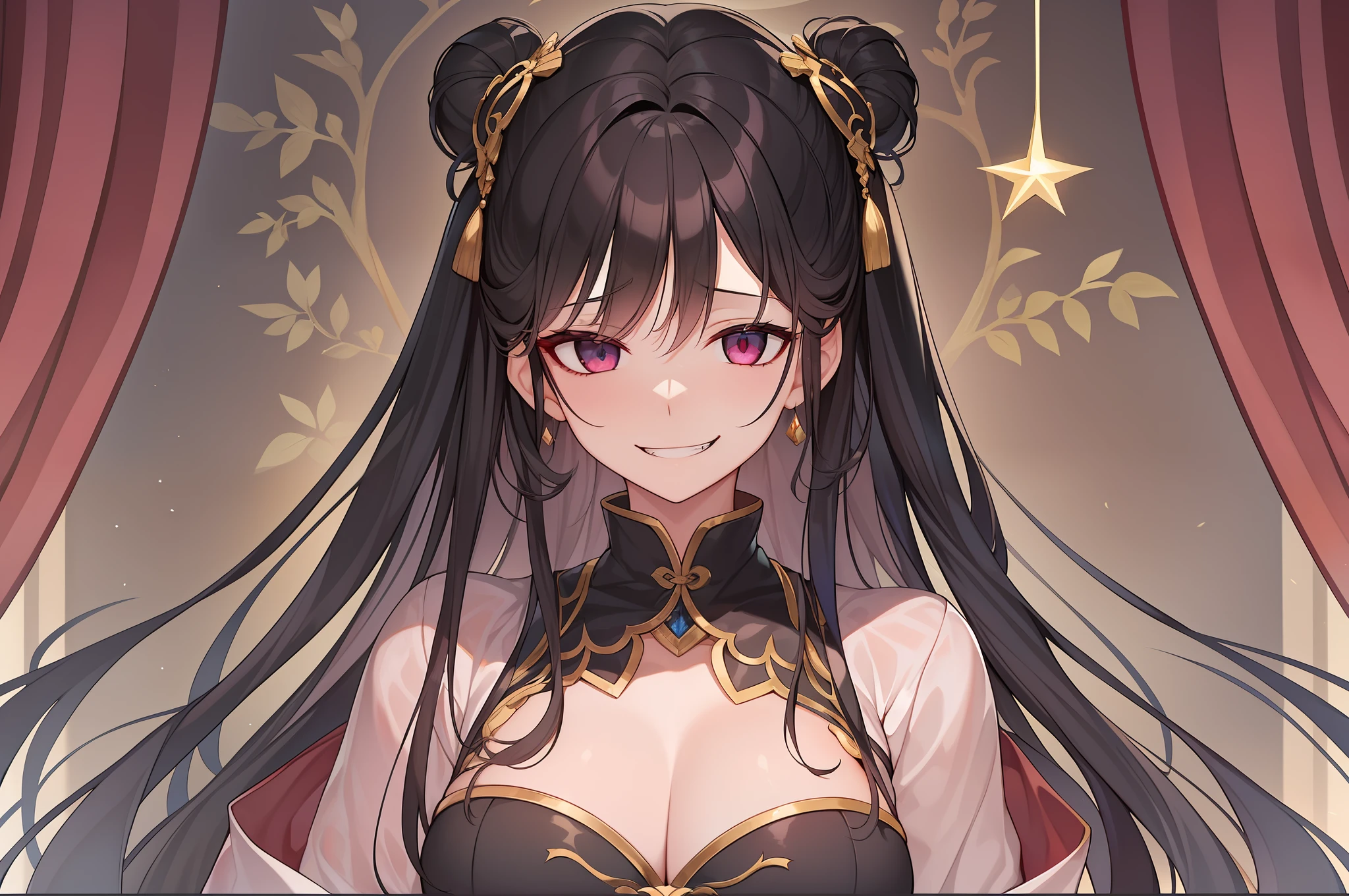 The smile of a yandere is both enchanting and unsettling. It is a mix of innocence and madness, sending shivers down your spine. Their lips curl into a twisted grin, revealing a sense of possessiveness and obsession. The eyes, usually wide and filled with dark intensity, seem to glimmer with a frightening mix of love and derangement. It's a smile that hides a dangerous and unpredictable nature, capable of switching from affectionate to deadly in an instant.