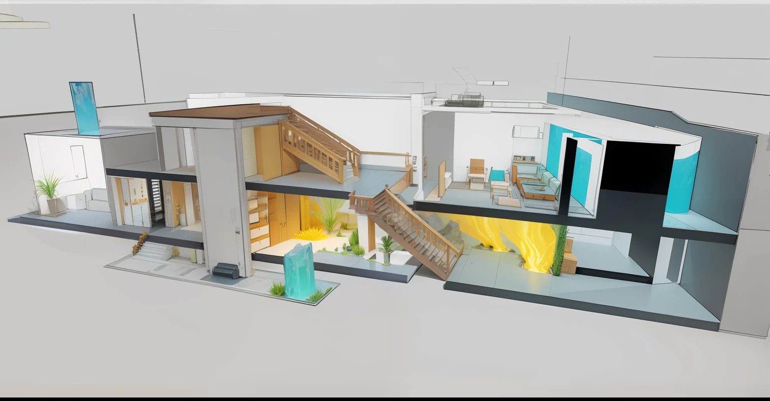 Drill down this section into renderings,volcanoes、fish tank,Fine design,Cool fantasy --auto