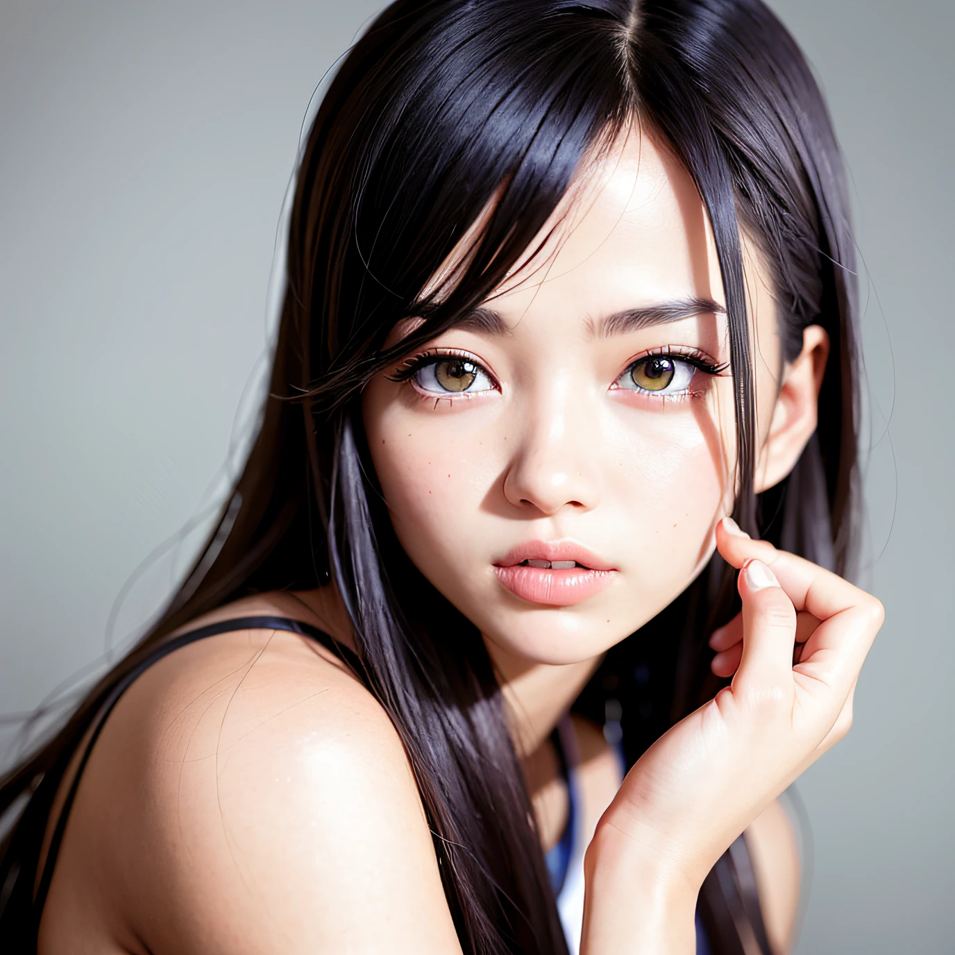 Best Quality, 超A high resolution, (Photorealistic:1.4), 1 girl, Looking at Viewer, ulzzang-6500