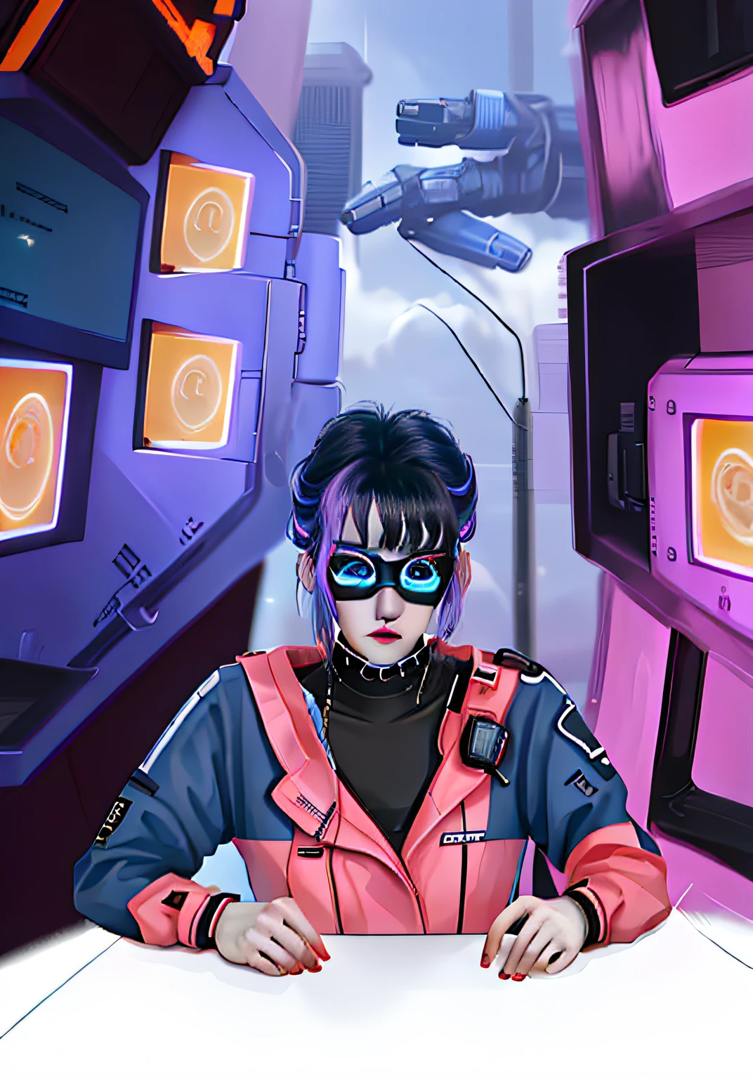 cyber punk perssonage