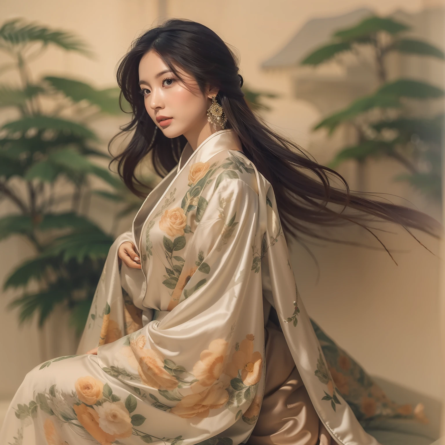 The most beautiful Asian woman, full body,