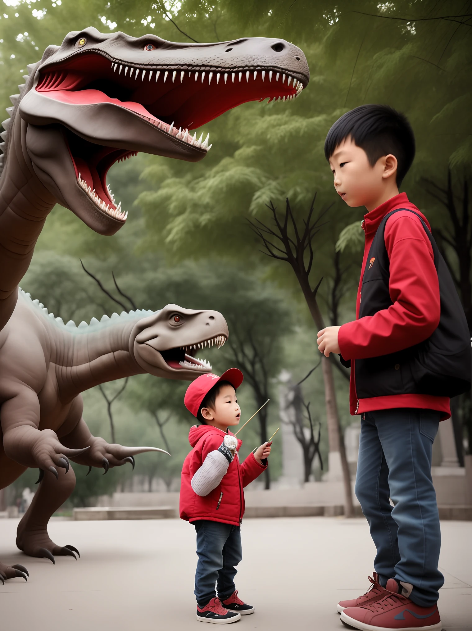 dinosaurs，child，beijing