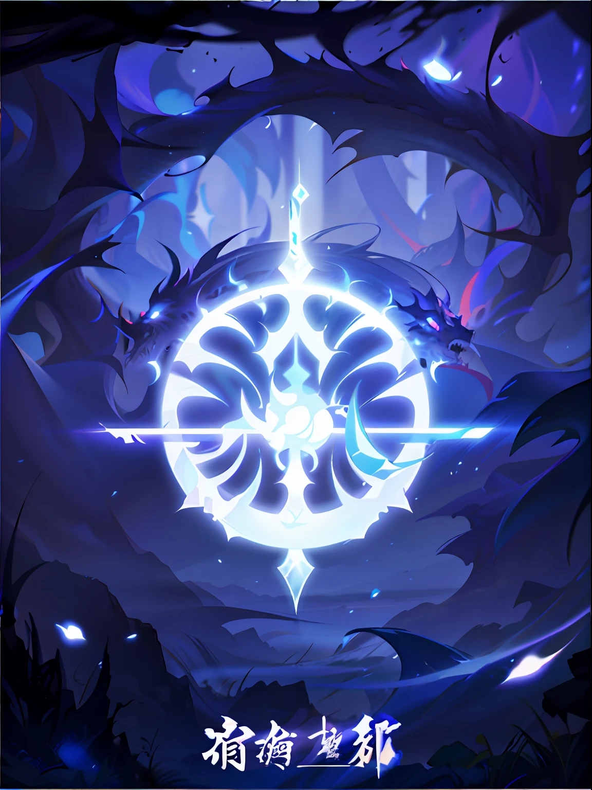 Anime a poster，There is a dragon and a star in the middle, G Liulian art style, heise jinyao, arcane art style, Xianxia, xianxia hero, league of legends arcane, Official Splash Art, style of duelyst, painted in the style arcane, 8k hd wallpaperjpeg artifact --auto