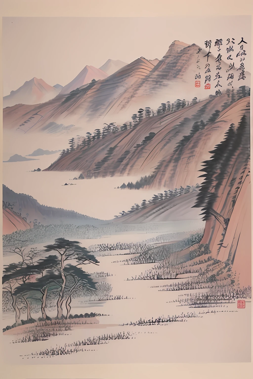 Chinese painting landscapes