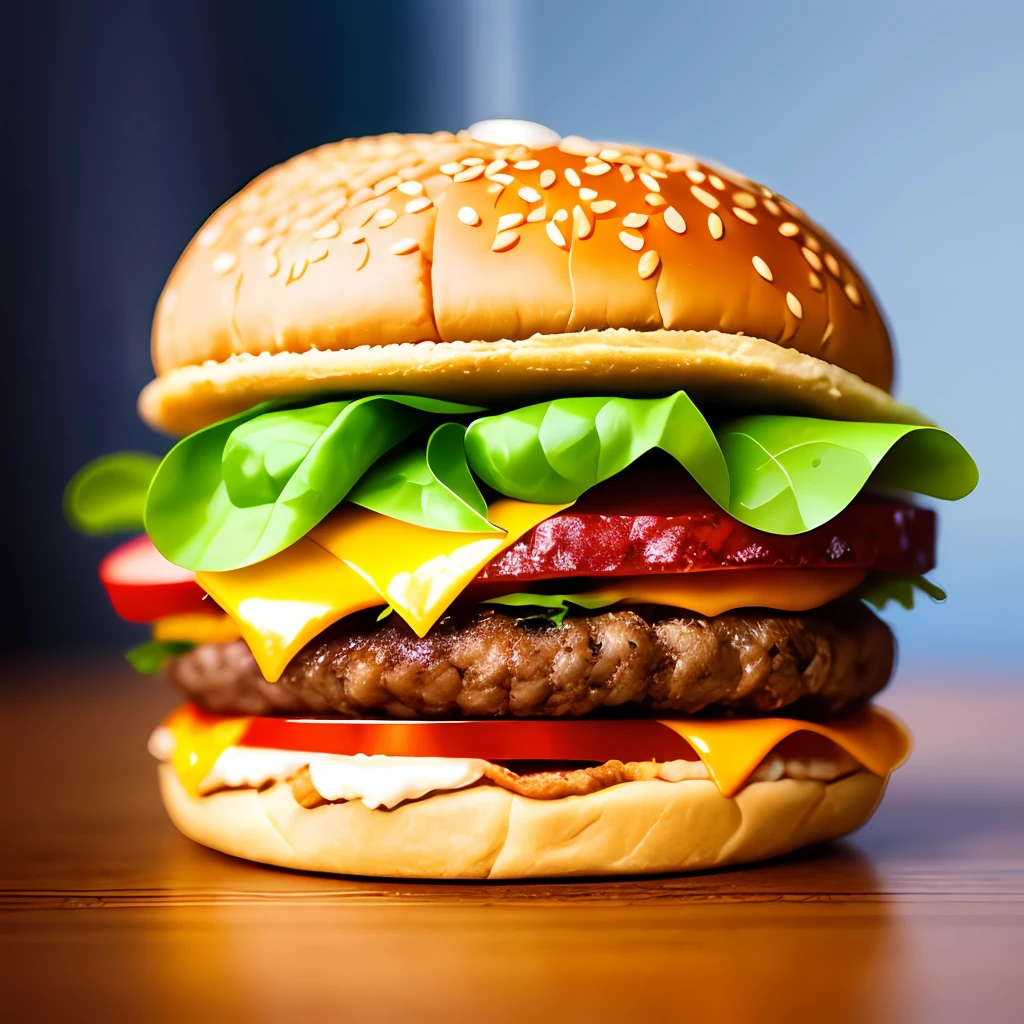 A hamburger