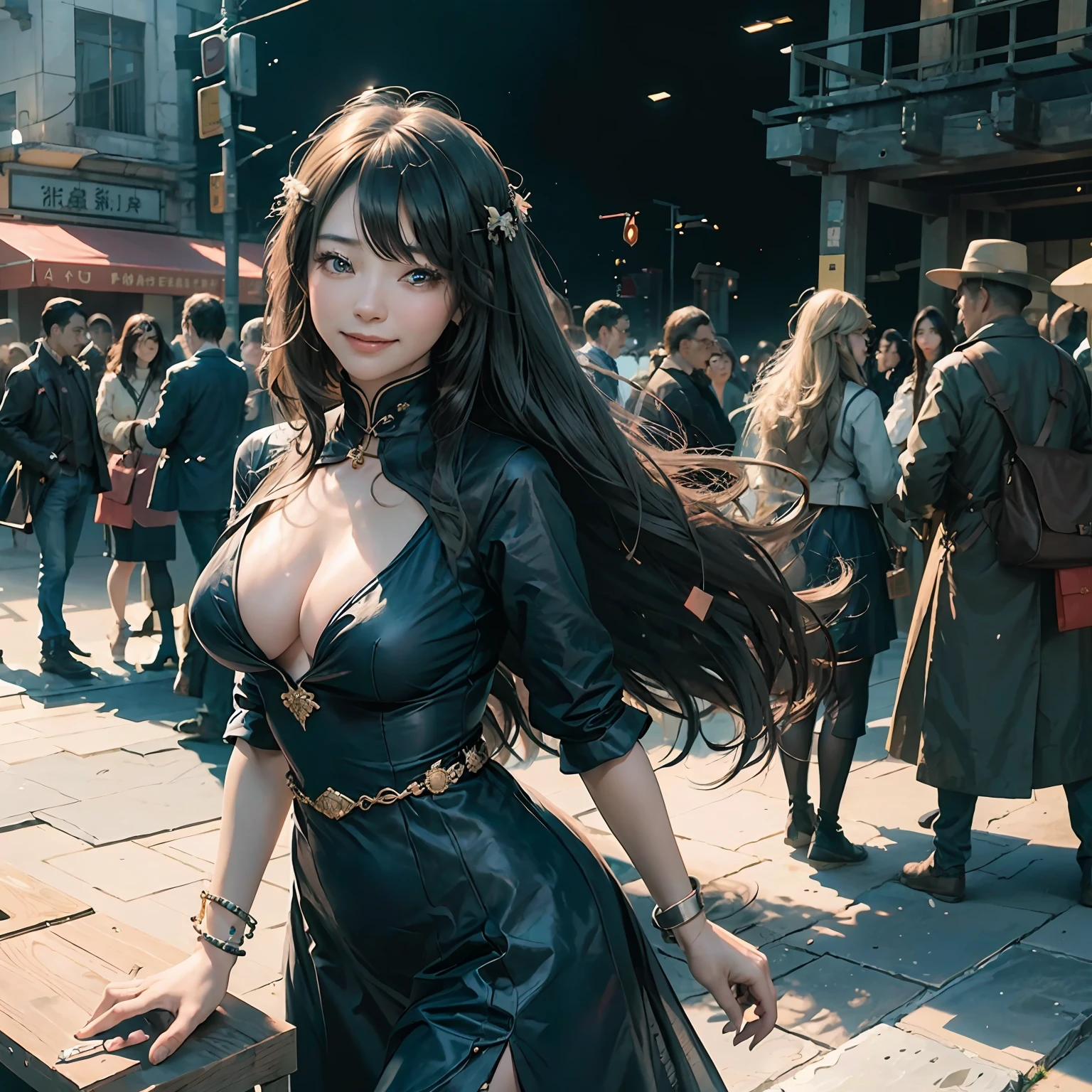 realisticlying, long_hair, photorealestic, 独奏, long_hair, (realisticlying:1.4), best qualtiy, 超高分辨率, teeth, longer sleeves, a blue dress, large mouth, full bodyesbian, 3girl, grinning smile, scribbles(Curly), ok sign,
ssmile,standing on your feet,1girll,full bodyesbian,big breasts beautiful,tmasterpiece,Best quality at best,extremelydetailedface,Perfect lighting,1girll,独奏,
best qualtiy,超高分辨率,(realisticlying:1.4),Separate lipstick,hyper-detailing,Peach buttock,looking at viewert,tmasterpiece,best qualtiy, --auto