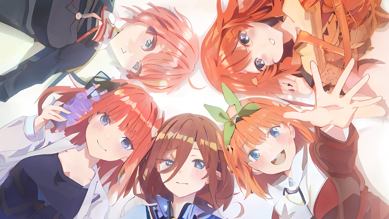 Anime image of a group of red-haired young girls, ho****ve, kyoto animation still, Kyoto Animation, in style of kyoto animation, still from tv anime, Today's featured anime stills, animated still, Mcross Delta, screenshot from the anime film, 2 0 1 9 anime screenshot, anime opening, kyoto animation productions, anime screenshot