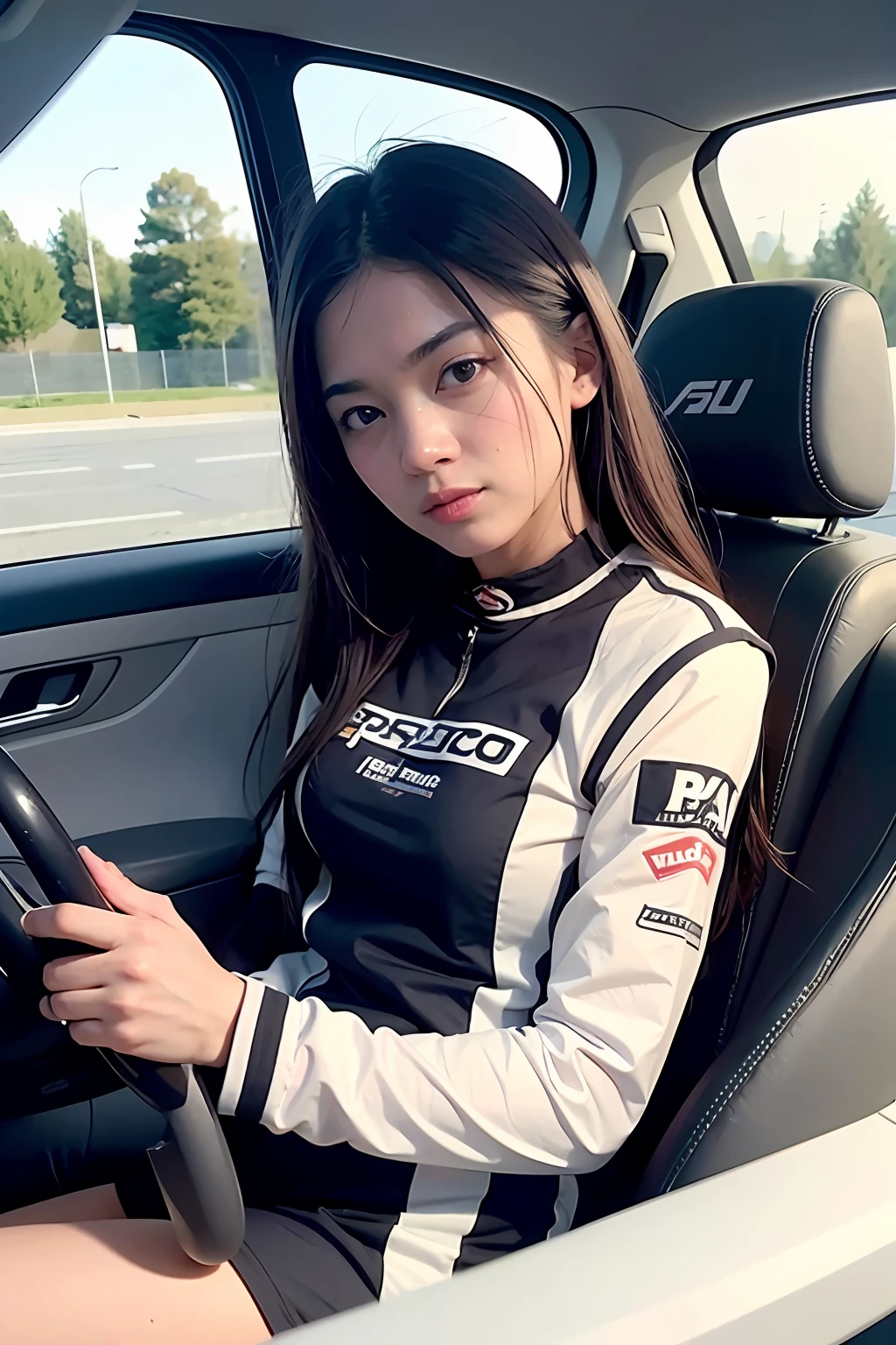 Sparco Racing Suit for Karts、long-sleeve、Slightly larger、High delicate、Emblem、bulky、long-sleeve