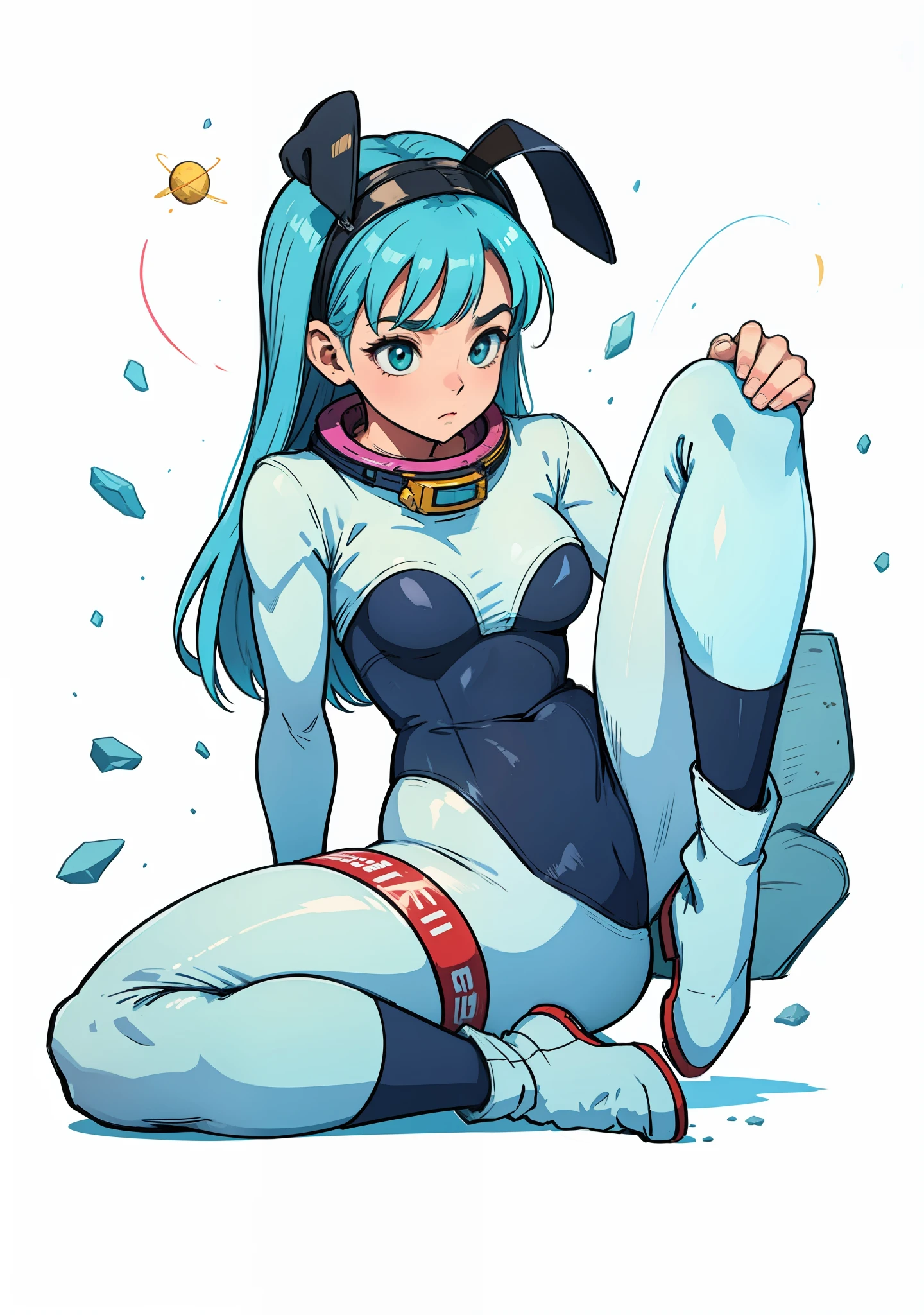 Bulma. Traje de astronauta usado.