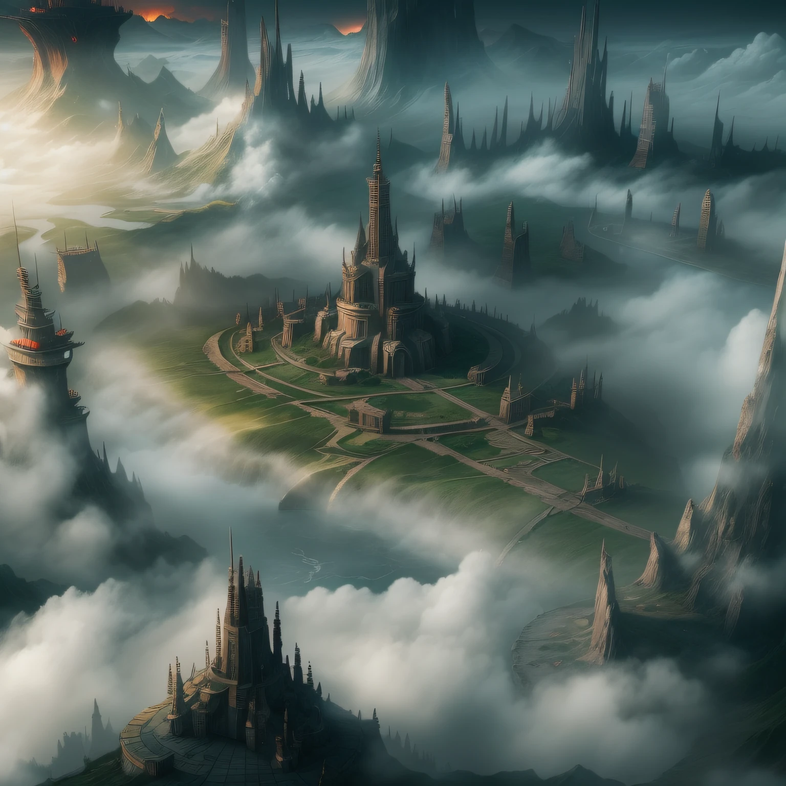 empire,The northern part of the continent,An empire full of clouds,Beautiful and dangerous:The swamp gas in the fog of the empire is pervasive,The terrain is strange and desperate。