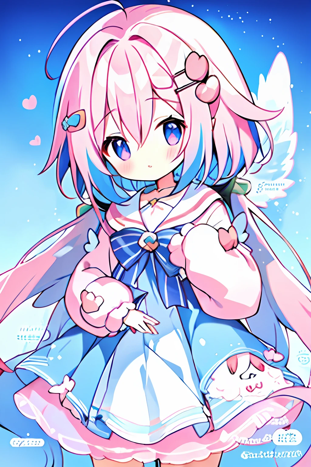 Anime girl with angel wings and heart in her hand, anime visual of a cute girl, Cute anime girl, Anime moe art style, small curvaceous ****, of an beautiful angel girl, angel girl, angelic purity, High quality anime art style, Cute anime, ahegao, Cute anime style, small **** girl, Angelic, Splash art anime ****, ****