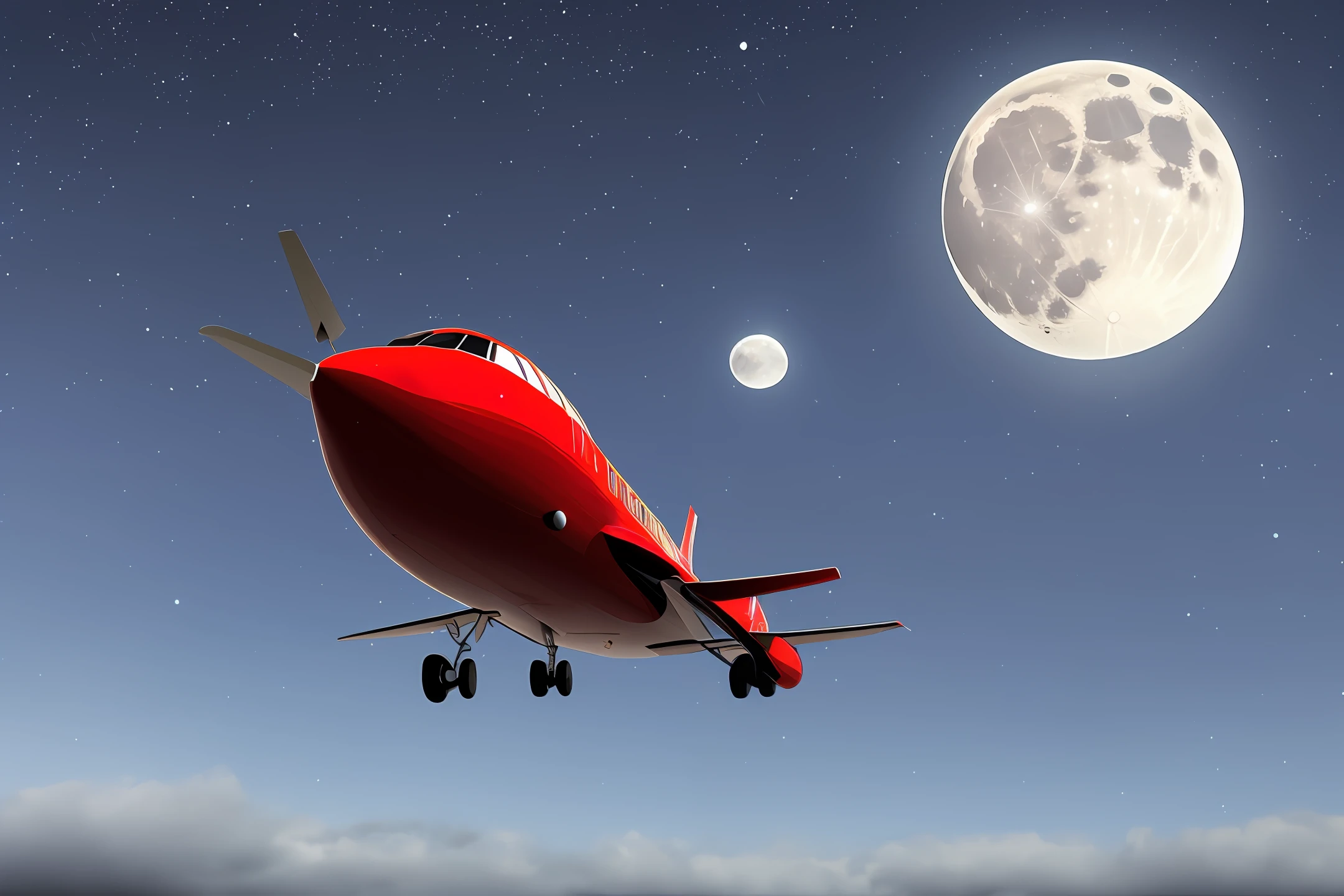 Moon plane