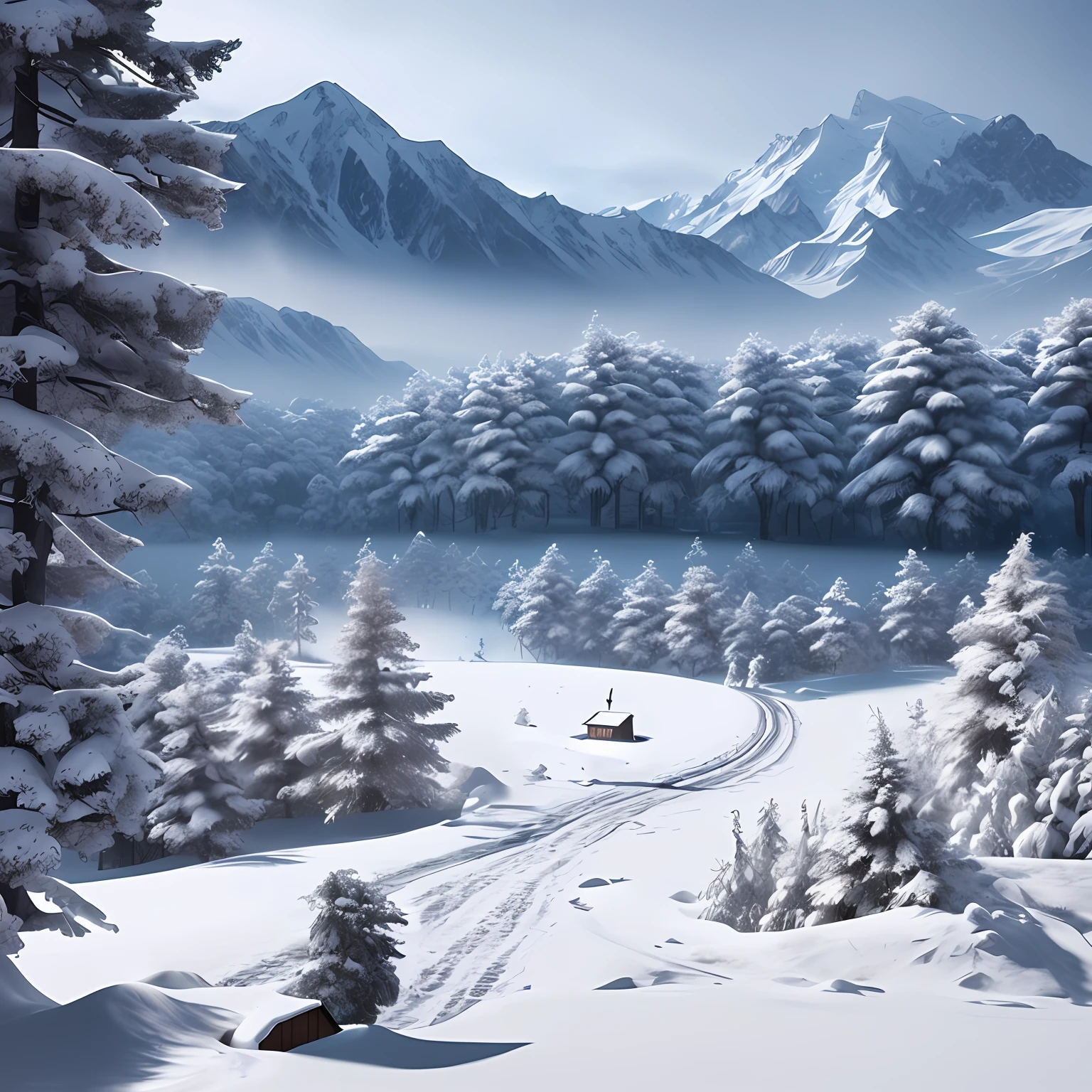 snow landscape