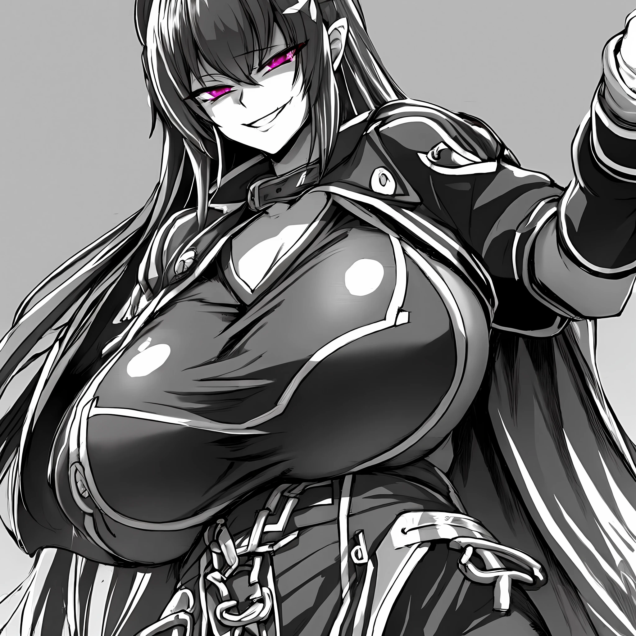 Kizi,Evil smile,huge tit