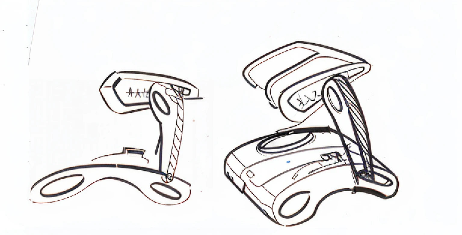 A sketch of a pair of shoes and a pair of shoes, conceptual drawing, concept sketches, Concept illustration, concept sketches, sketch of oculus rift, concept drawing my syd mead, p90, inafune design, line work concept art, prop design, concept artwork, 1992 video game concept art, simple bionic exploded drawing, concept-art, concept-art