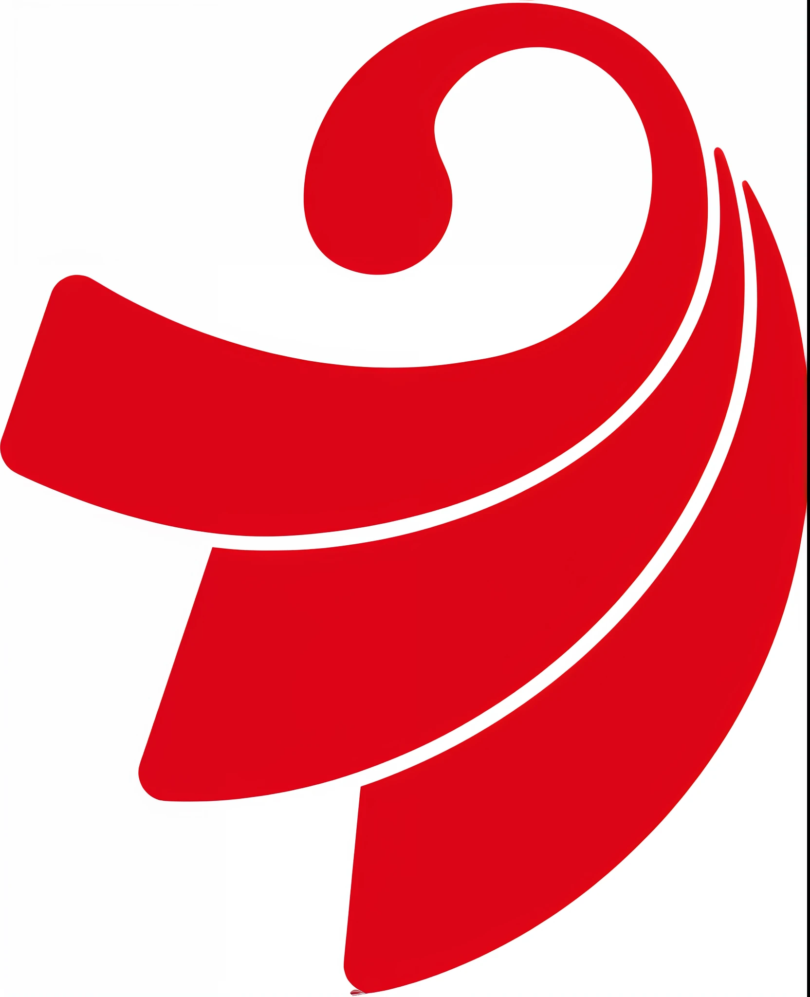 Close up of red curved object on black background, atari logo, high-quality photo, logo without text, symbol, Agfa photo, toei animation, author:Thomas Barcelo, Japan, abstract logo, saul bass, toei, full frame shot, Logo art, logo, logo, image, banpresto, author:Carlos Trillo Name
