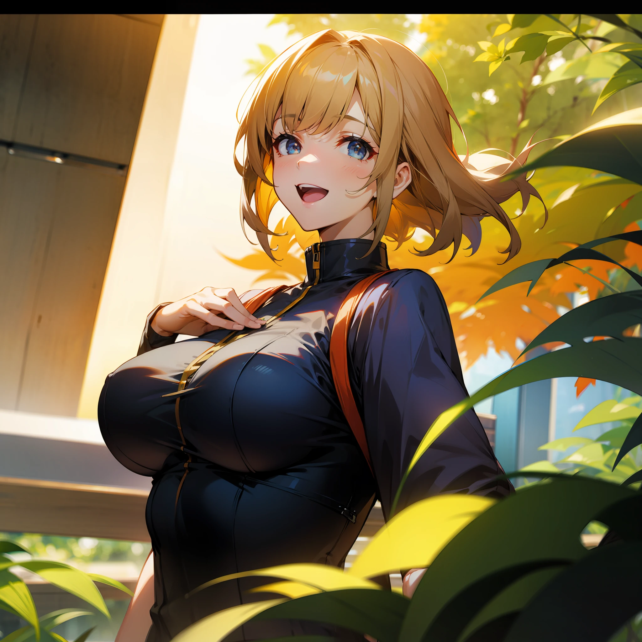 Handsome, Sunny, cheerful big breasts,cool guy