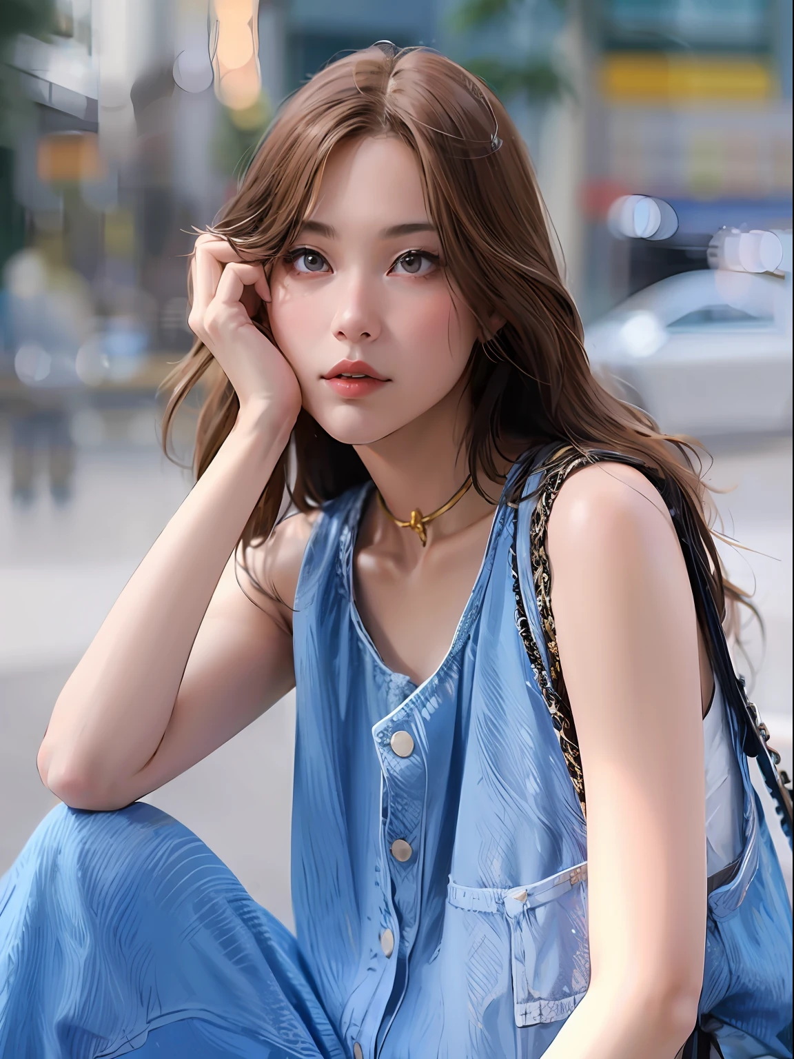 (dark brown eye:0.7, pink thin lip), fantasy