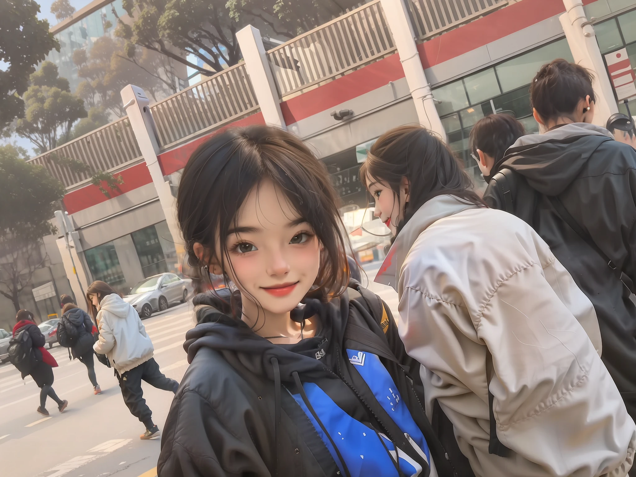 teens girl，ssmile