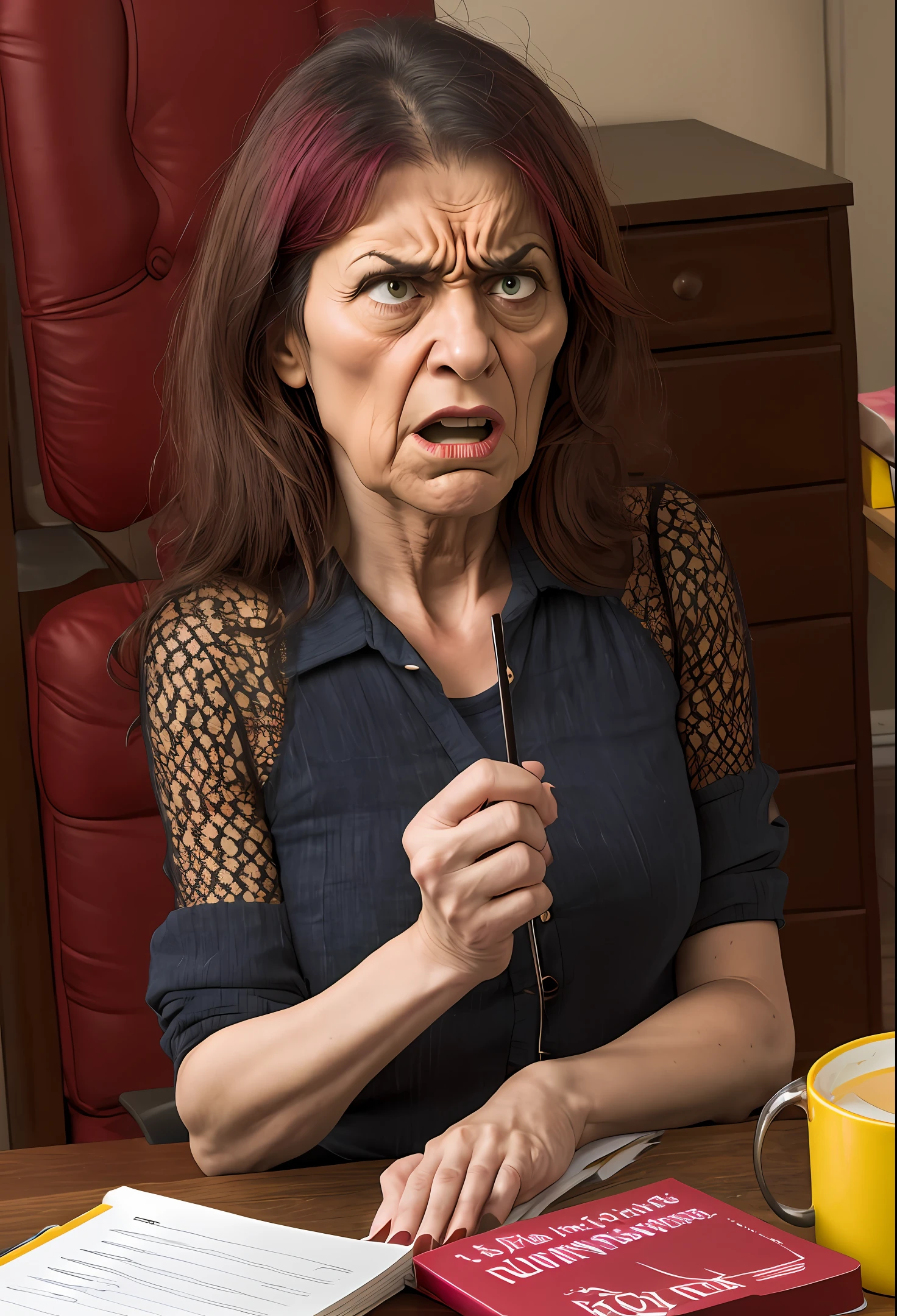 Disgruntled wife