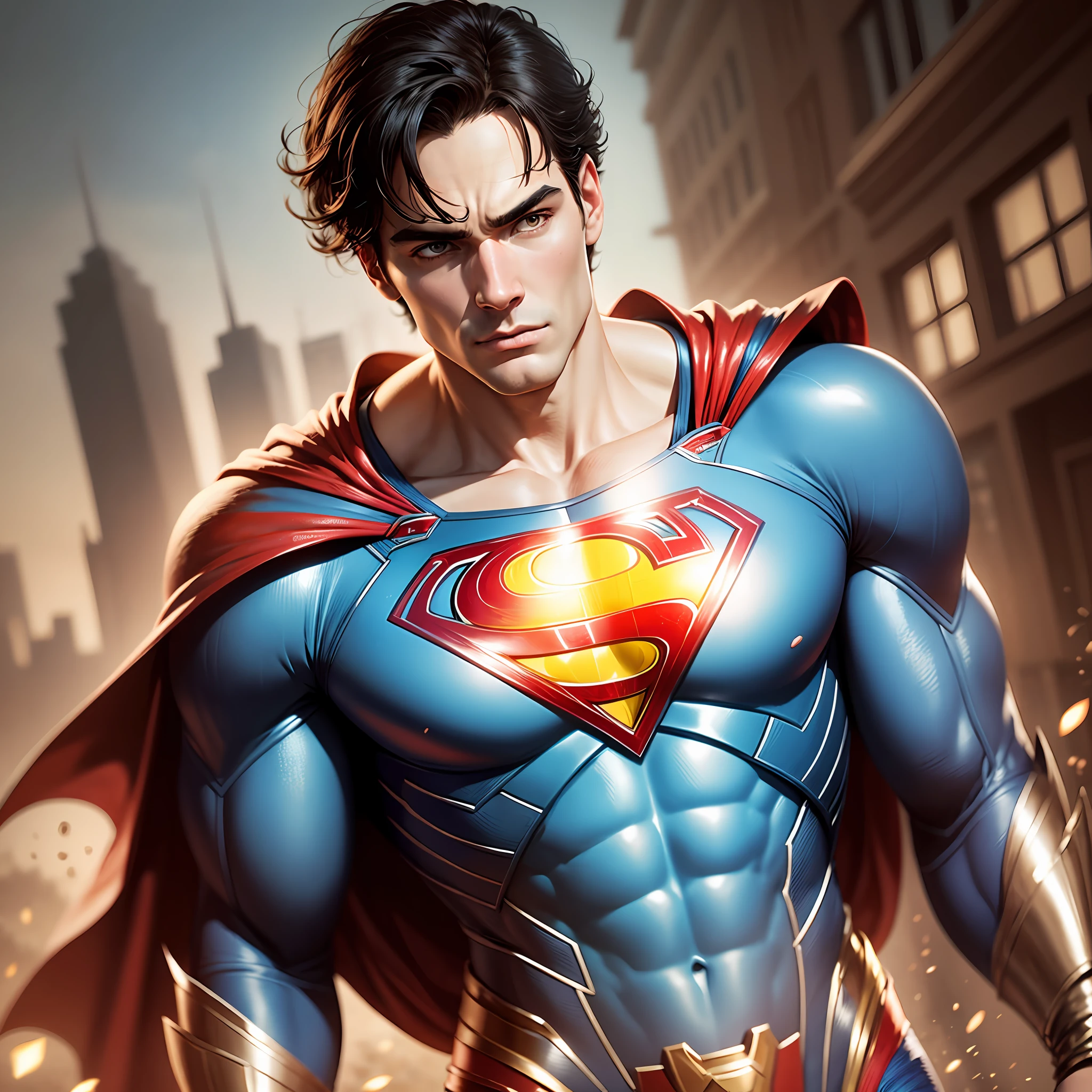 Superman in a realistic kryptonian suit --auto --s2