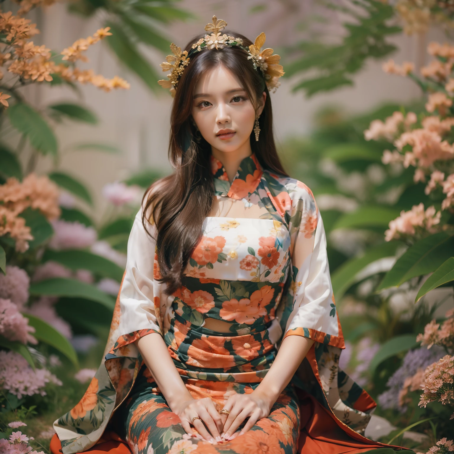 The most beautiful Asian woman, full body,