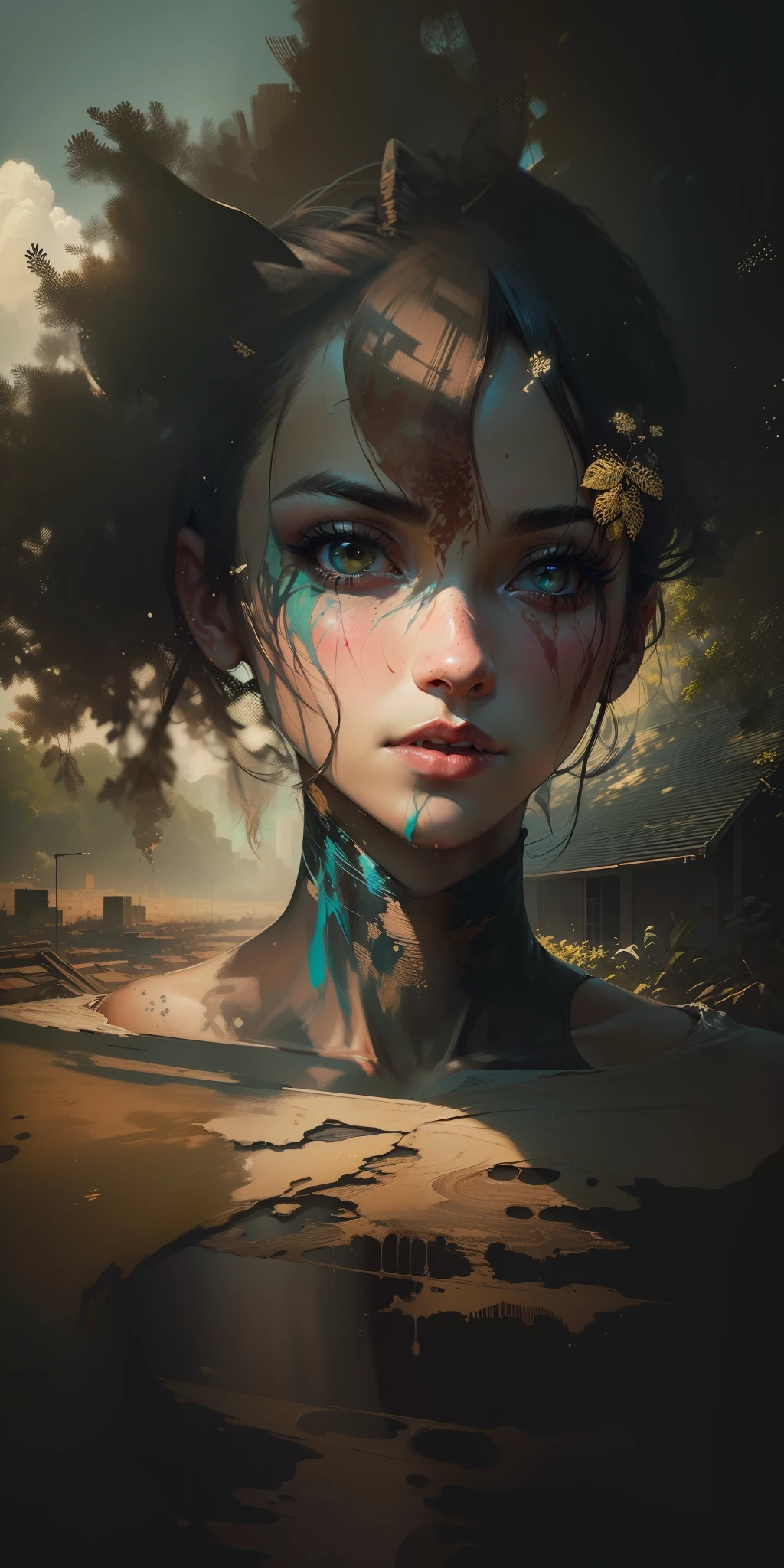 centrada, visual chave, intrincado, altamente detalhado, breathtaking beauty, lineart preciso, vibrante, Comprehensive cinematic, Carne Griffiths, Conrad Roset, (o retrato mais bonito do mundo:1.5), cores vivas e vibrantes colorido