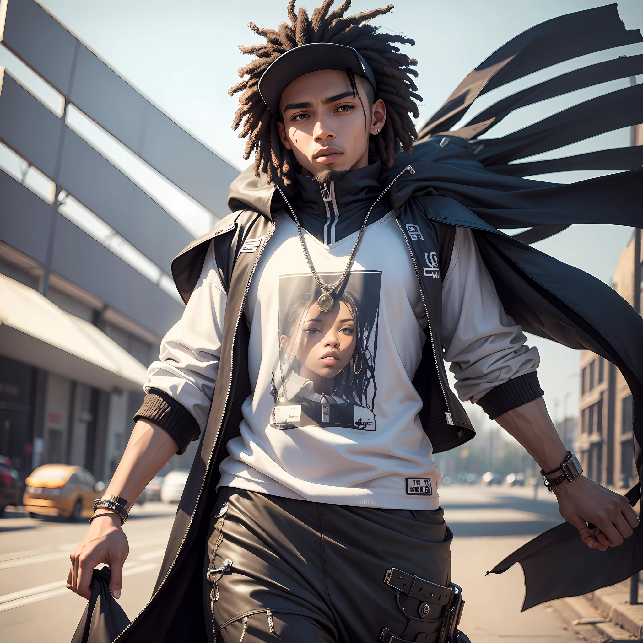 rapper,Dress on trend,Mechanical wind --auto