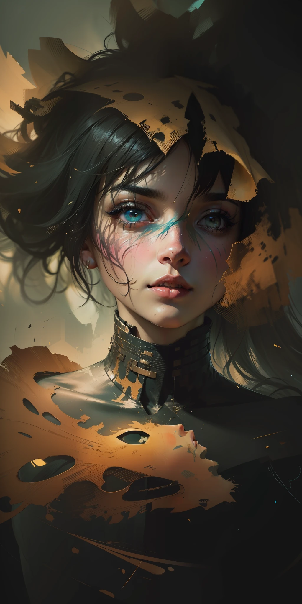 centrada, visual chave, intrincado, altamente detalhado, breathtaking beauty, lineart preciso, vibrante, Comprehensive cinematic, Carne Griffiths, Conrad Roset, (o retrato mais bonito do mundo:1.5), cores vivas e vibrantes colorido