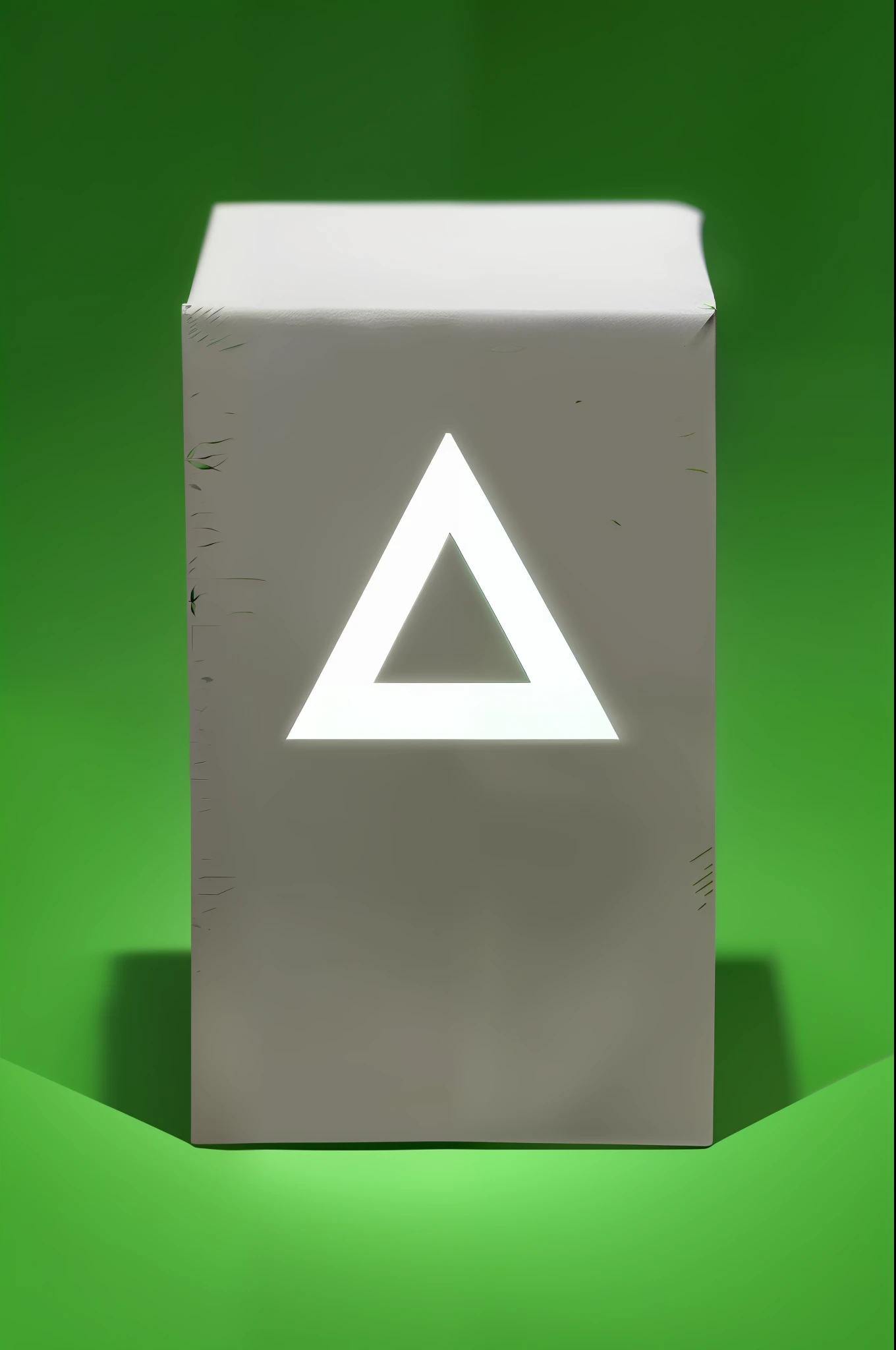 Place a logo of a bright green leaf with strokes around that leaf