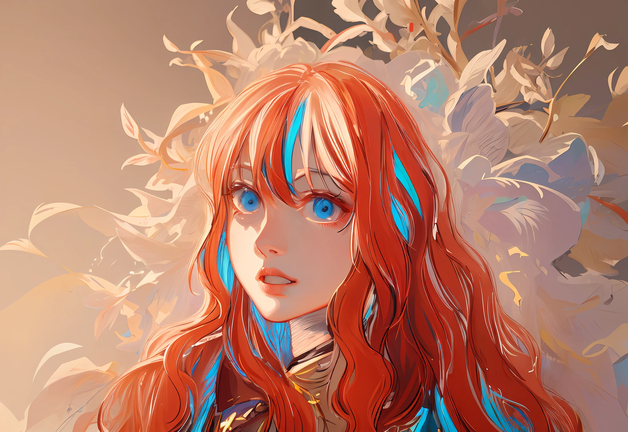 (masterpiece:1.4), (best quality:1.4),(Super Detail), (ultra detailed),(illustration),(1girl),long hair,Messy hair, Fashionable clothing, high saturation,(colorful splashs),(shining),focus on face,beautiful detailed face,beautiful detailed clavicle,finely detail,refined rendering,beautiful detailed eyes,extremely detailed CG unity 8k wallpaper,Ultra-detailed, very precise detailed,Amazing, exquisite details, animated cg, superb lighting, best lighting, extremely delicate and beautiful, amazing