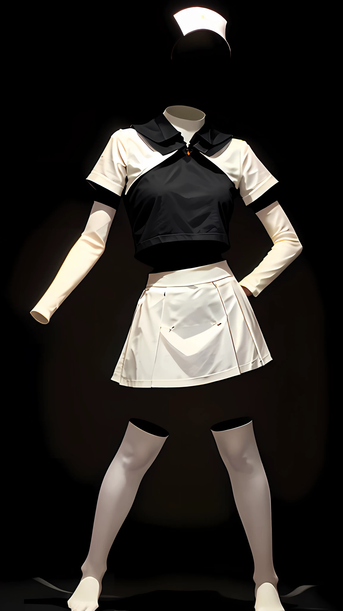 black background