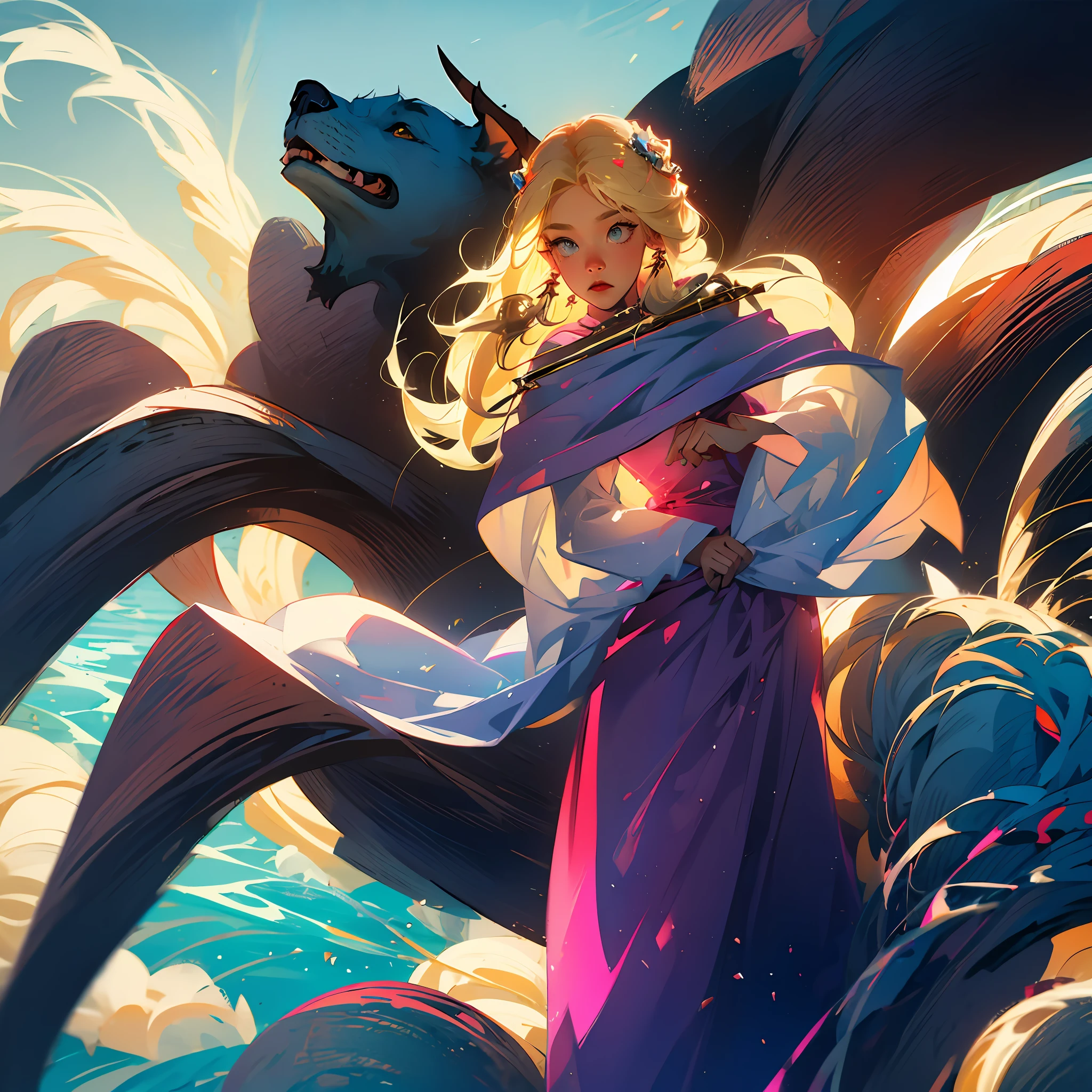 Blonde beast-eared little ,and wear no underwear --auto