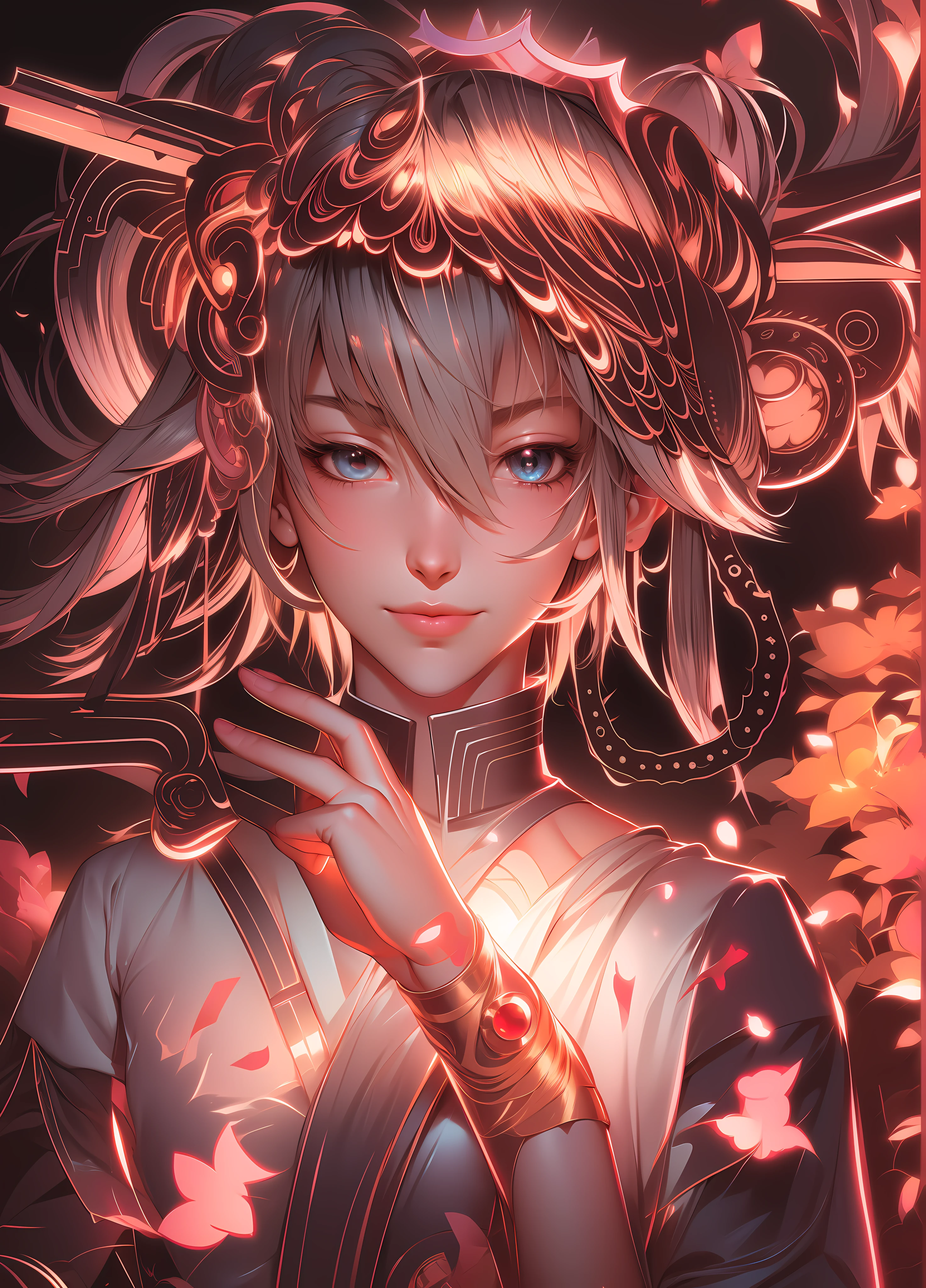Manga girl in Candy land , masterpiece, best quality, (extremely detailed CG unity 8k wallpaper), (best quality), (best illustration), (best shadow), absurdres, realistic lighting, (Abyss), beautiful detailed glow,