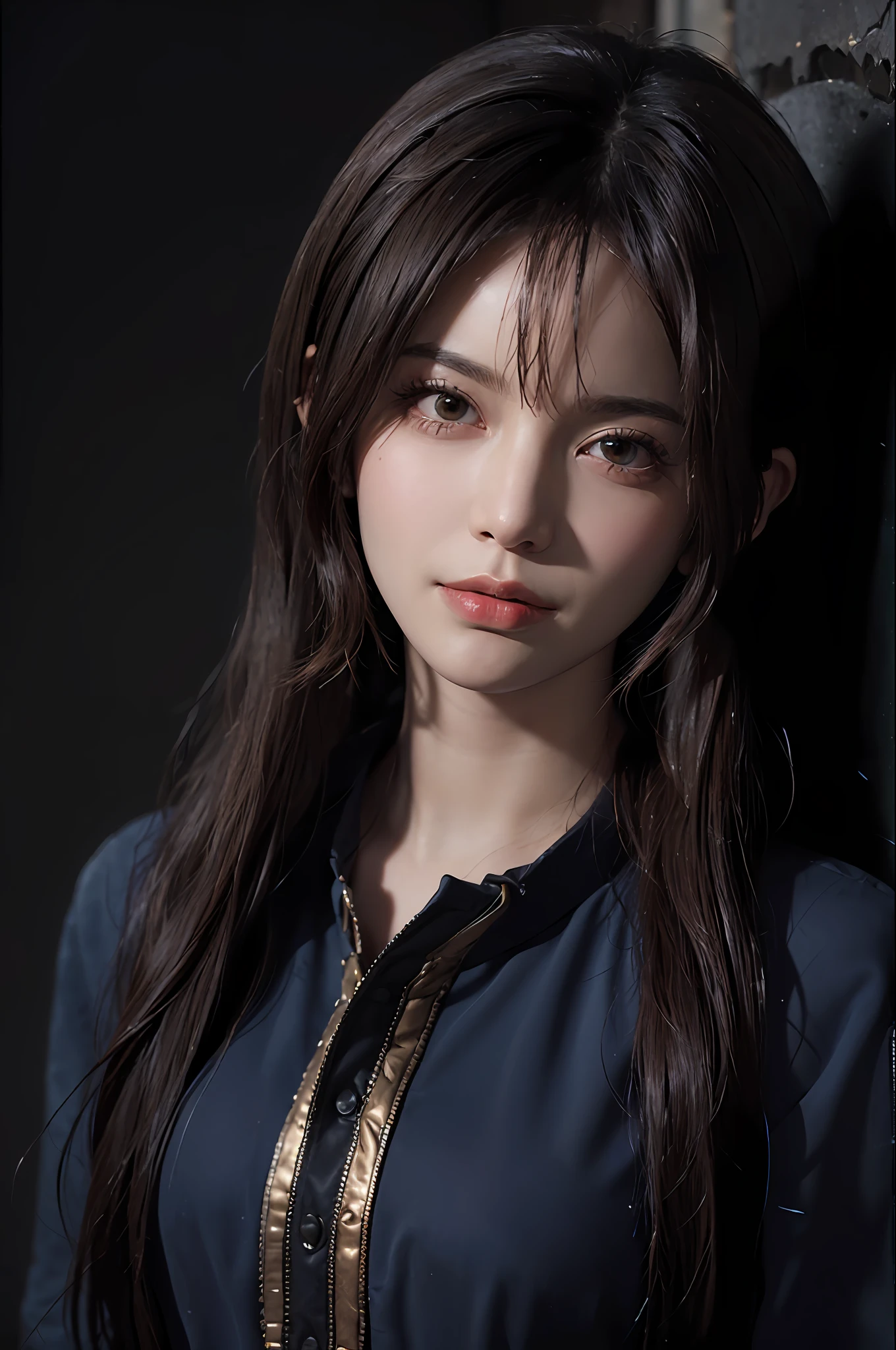 (front focus),(in the dark:1.6),
Hyperrealist portrait of female by david hockney and alphonse mucha,fantasy art, photo realistic, dynamic lighting, artstation, poster, volumetric lighting, very detailed faces, 4 k, award winning,, 1girl, in the dark, deep shadow, low key,cowboy shot,(official clothing:1.4) ,long hair,white hair,