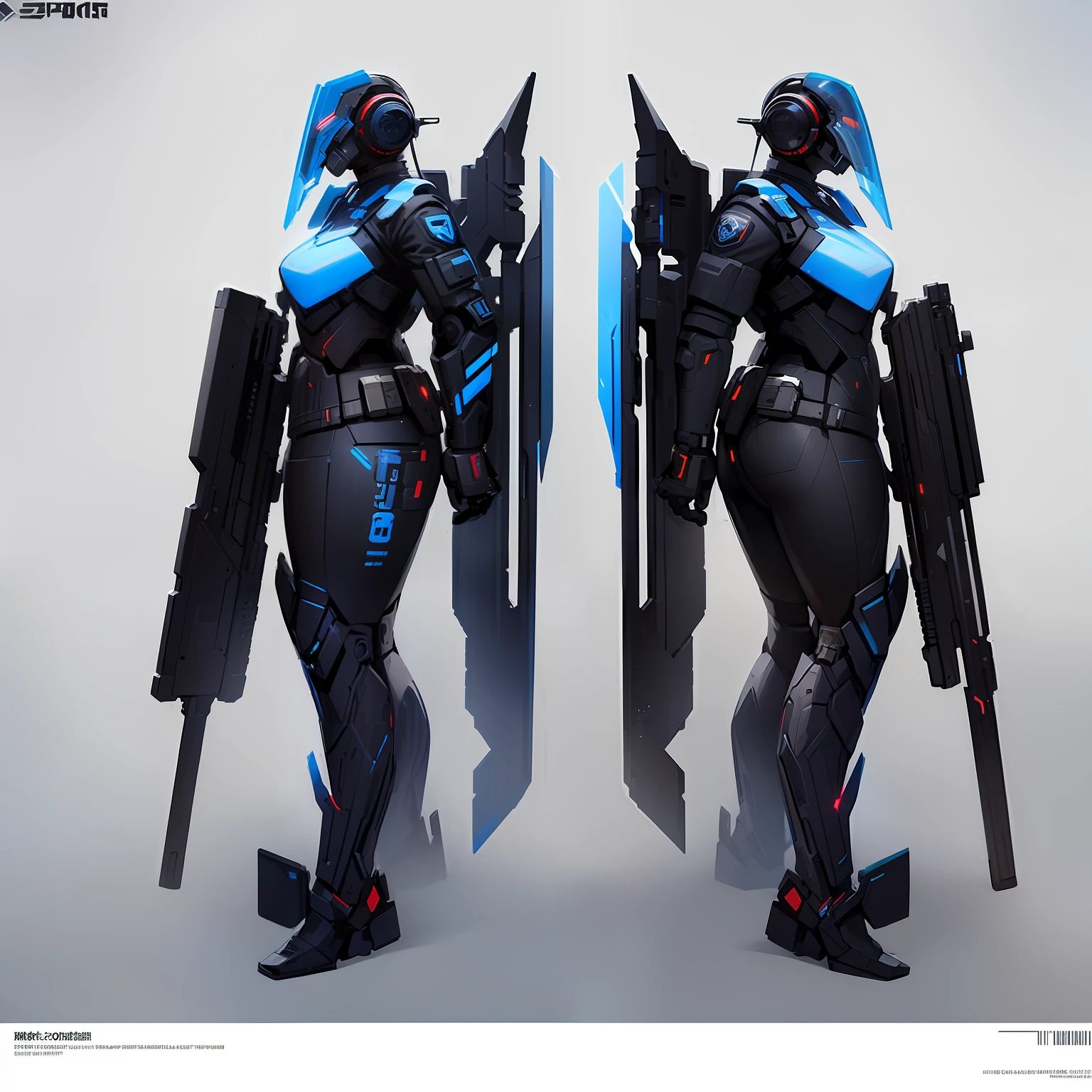 (((Does not contain any characters))), ((Sci-fi heavy shotgun)), Simple white background, (a sketch), ((concept-art)), highly-detailing, 4K Ultra HD, blue glowing, Only objects, ((2D concept art))。