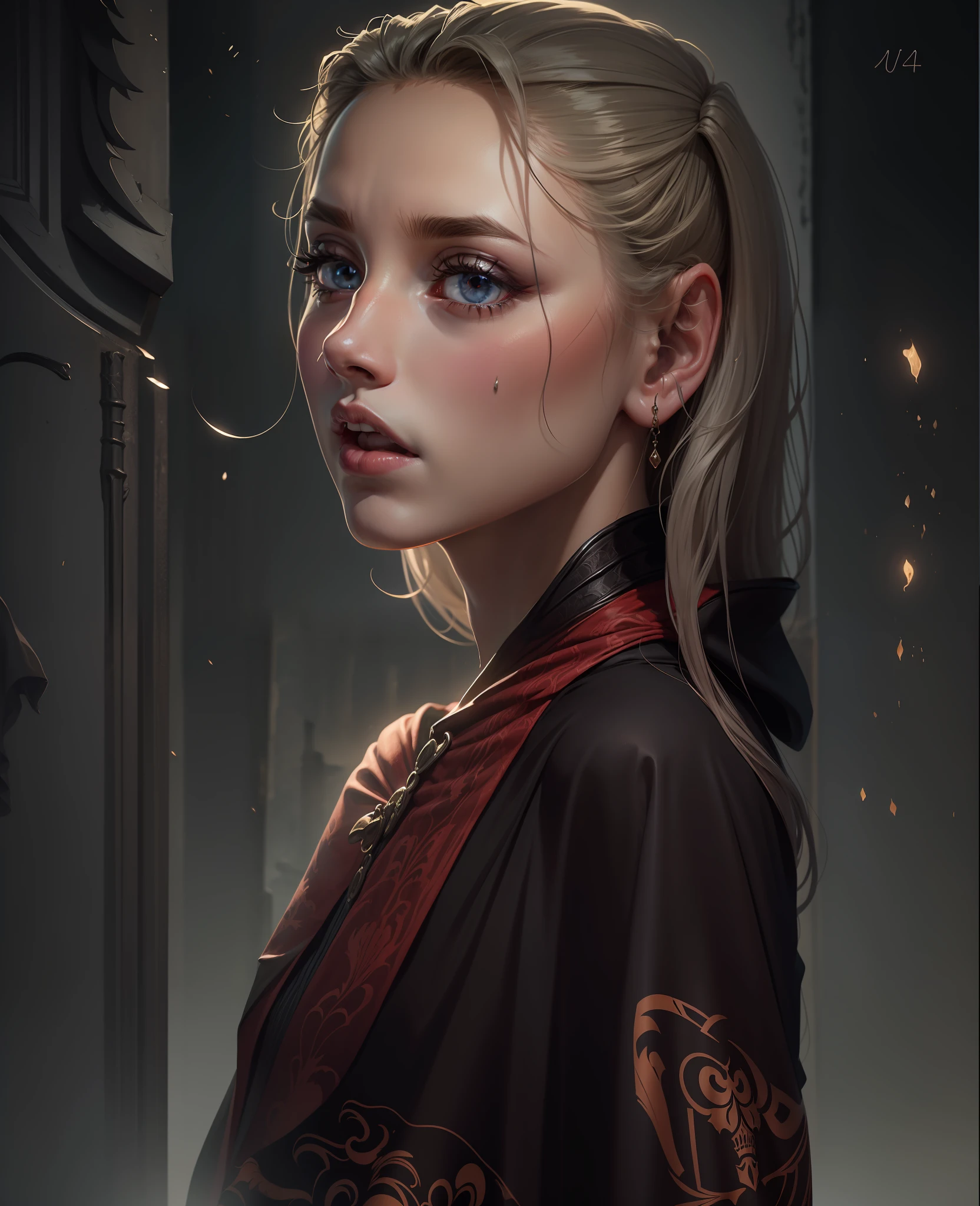 a beautiful background, The Scary Cloak