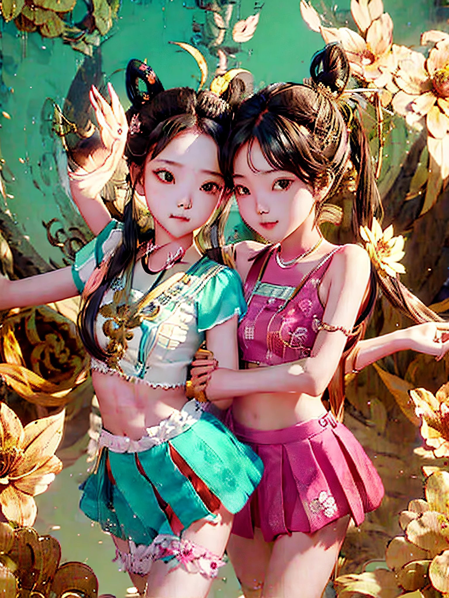 Baoduo Six Flowers,fleshy legs,school ground,cute girly,Gullet --auto