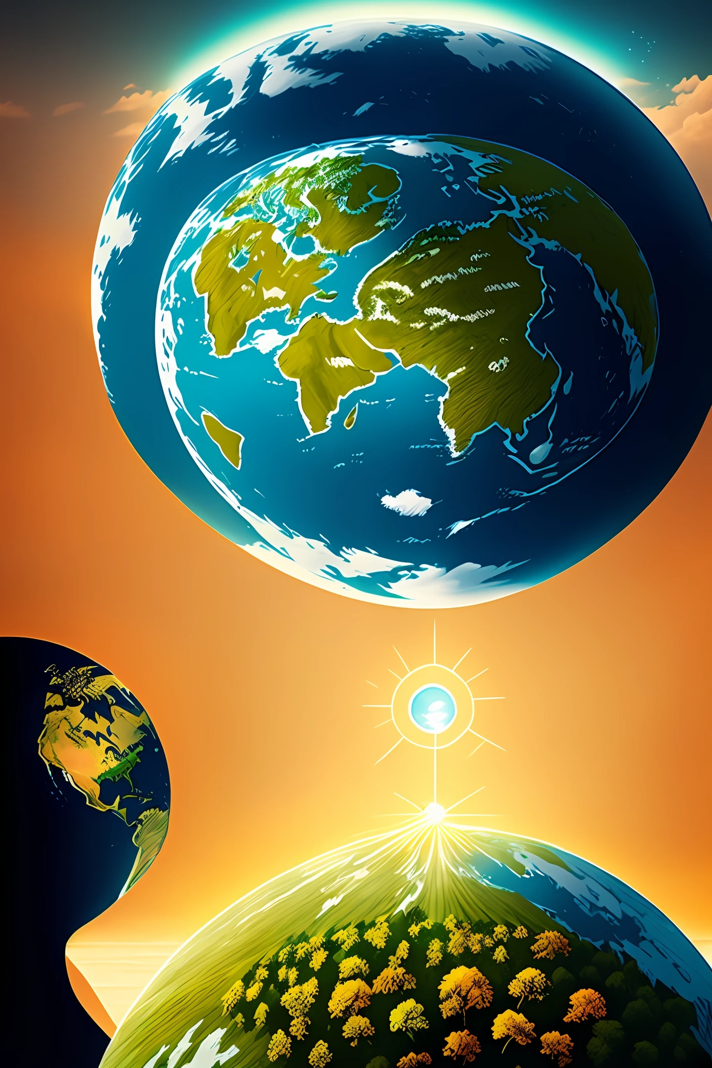 Creation of the world in seven days