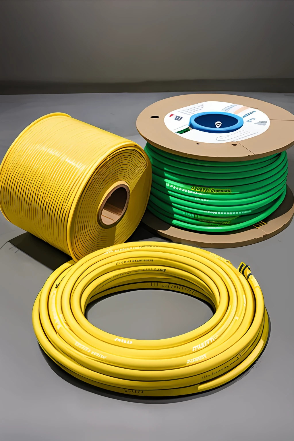 A roll of electrical cable from the brand Cobrecom