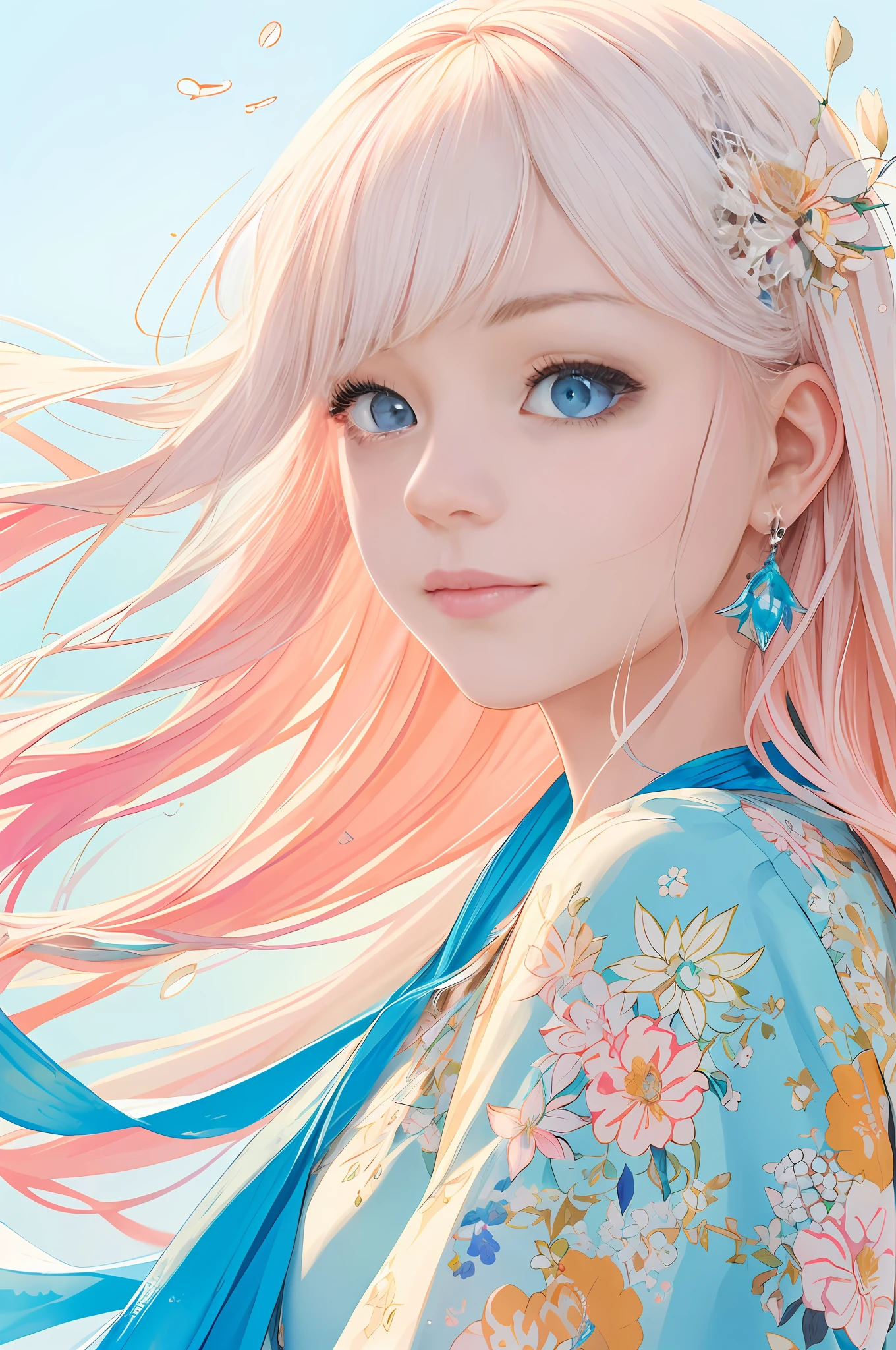 Beautiful eyes、mysterious look