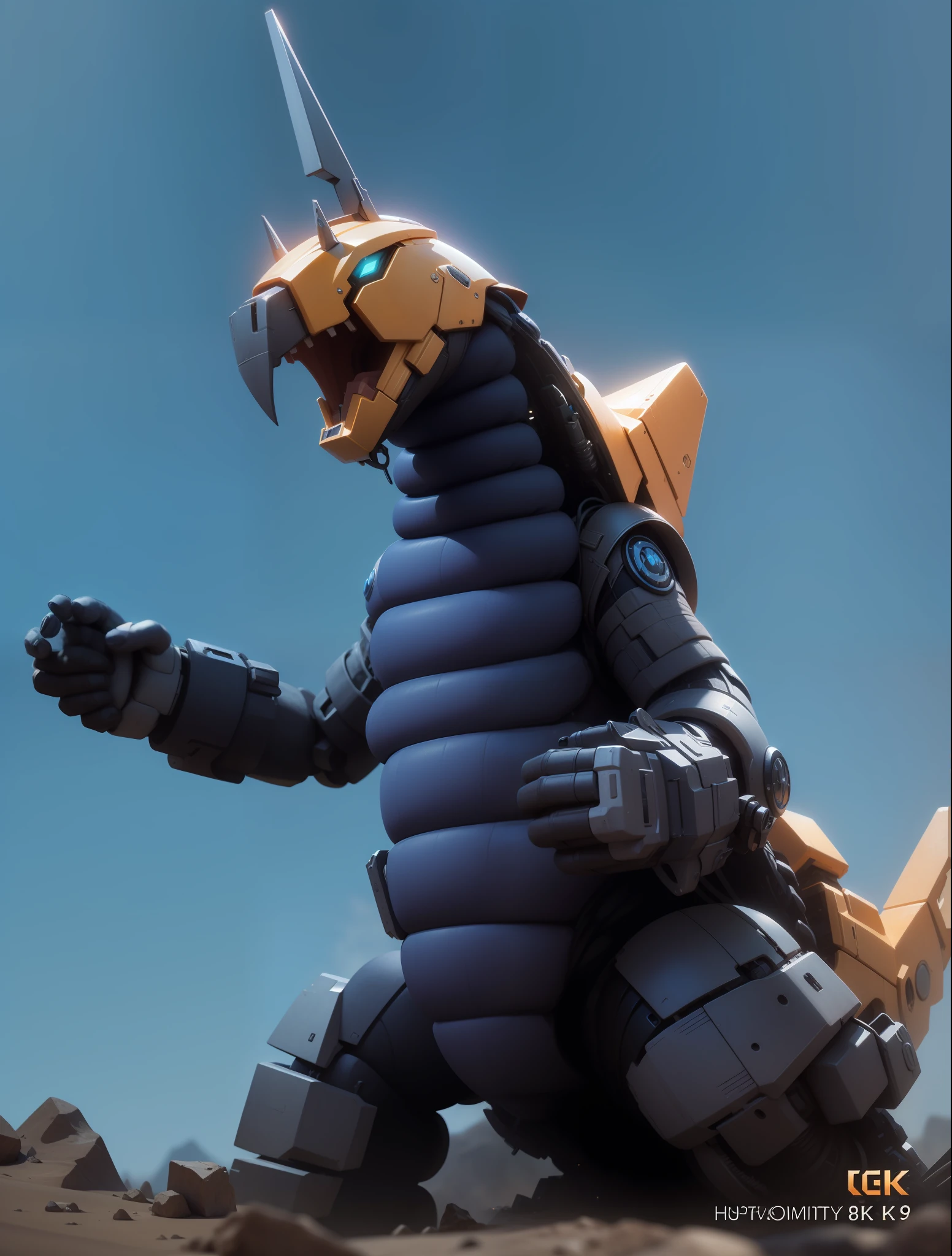 Hyper-detailing，A high resolution，Hyper-detailing，best qualtiy，astounding，top Quority，the Extremely Detailed CG Unity 8K Wallpapers，cinmatic lighting，Cool mech style，Bright metal，Transformers style