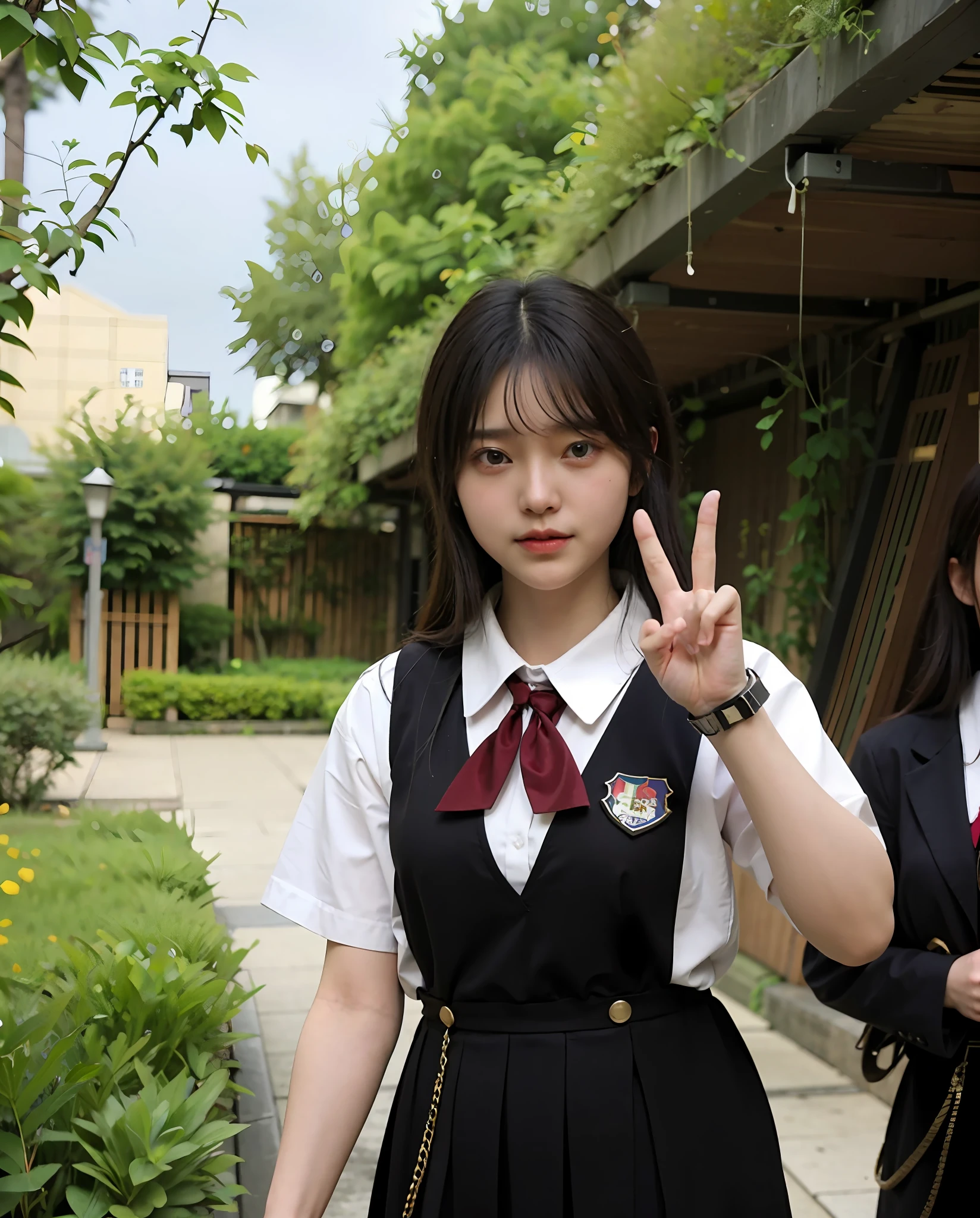 High angle shot, arafed asian woman in a short skirt and bow tie sitting on a train, cute schoolgirl, japanese girl school uniform, wearing japanese school uniform, japanese school uniform, a hyperrealistic schoolgirl, dressed as schoolgirl, hyperrealistic schoolgirl, wearing school uniform, realistic schoolgirl, girl wearing uniform, wearing a school uniform, of a schoolgirl posing, full body, nice skin, glowing skin, nice thighs,glowing thigh, glowing legs, barefoot