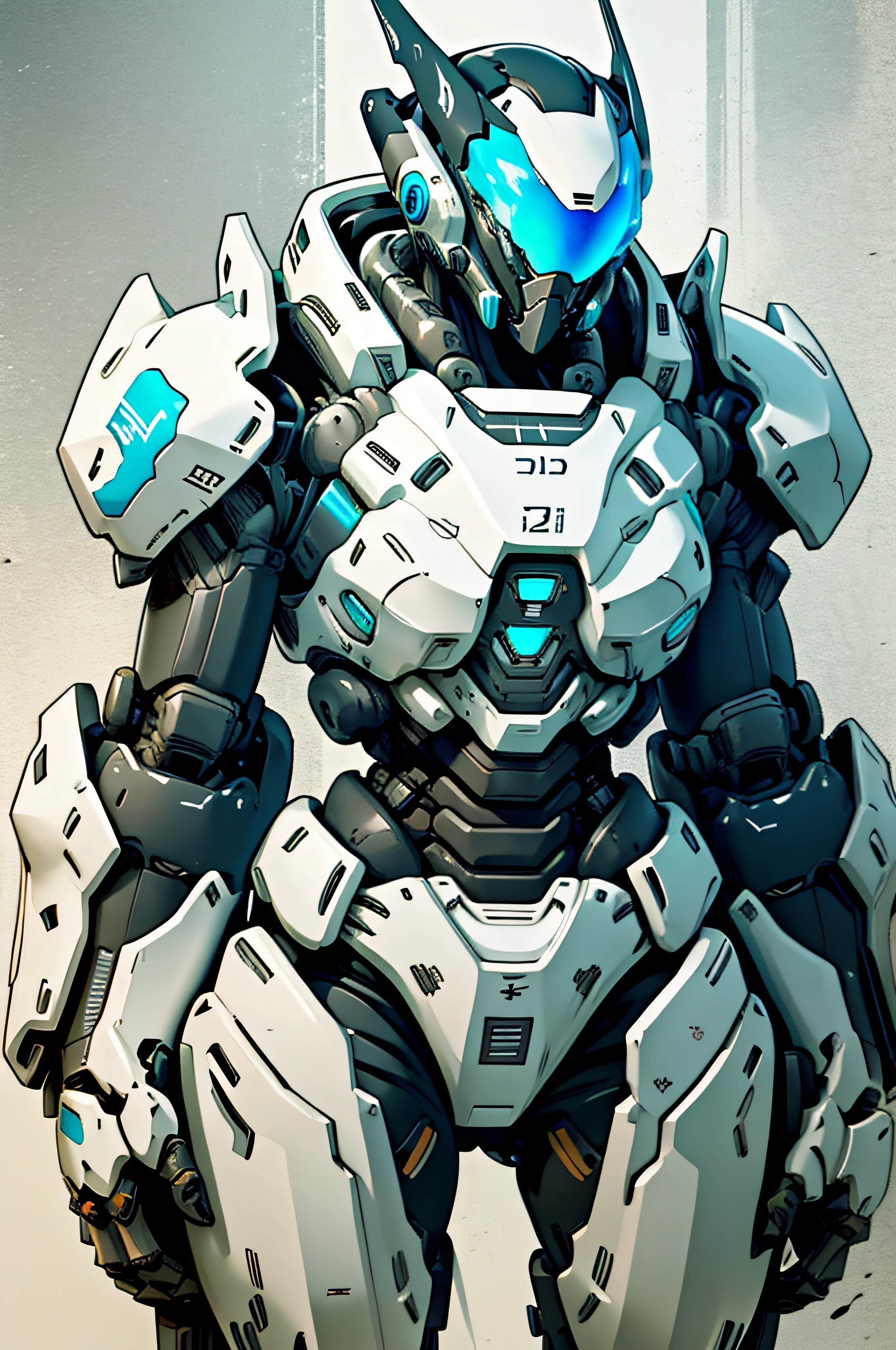 1 woman inside a huge bulky exoskeleton robot , ((bulky)) armor, mecha,
ink, clean lines, negative space, high contrast, gradient color,