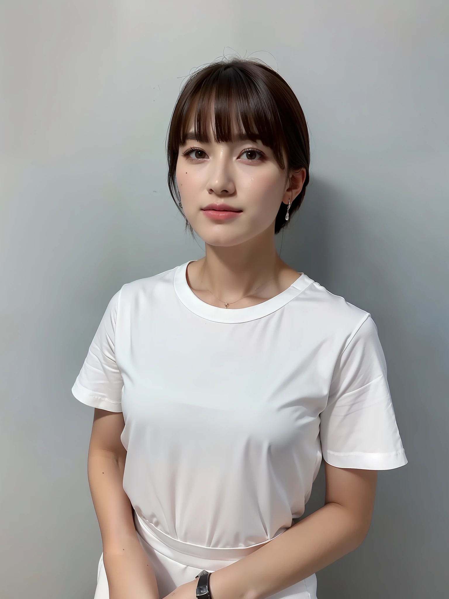 ((Realistic lighting, Best quality, 8K, Masterpiece: 1.3)), Focus: 1.2, 1girl, Perfect Body Beauty: 1.4, Slim Abs: 1.1, ((Dark Brown Hair)), (Aqua Dress: 1.4), (Outdoor, Night: 1.1), City Street, Super Fine Face, Fine Eyes, Double Eyelids,