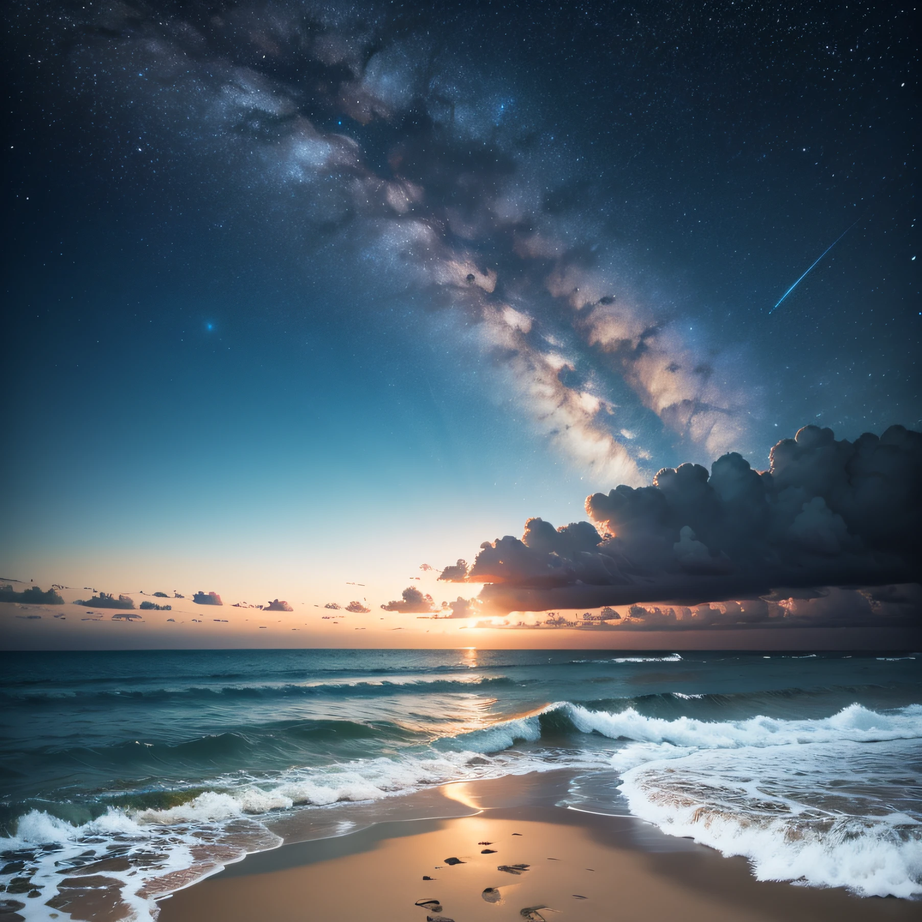 sea beach，starrysky --auto