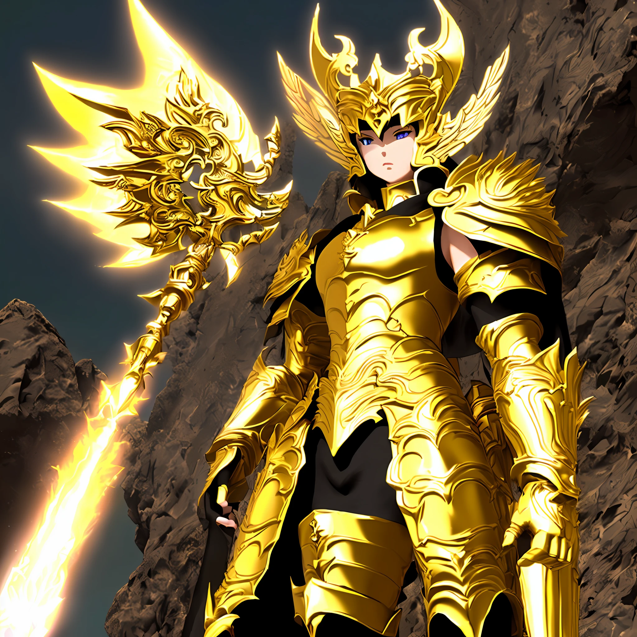 Female version of the Golden Saint Seiya