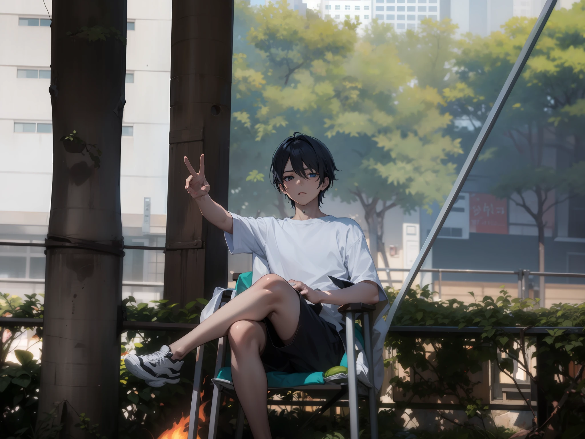 ember,Anime character image,年轻,Handsome,quadratic element