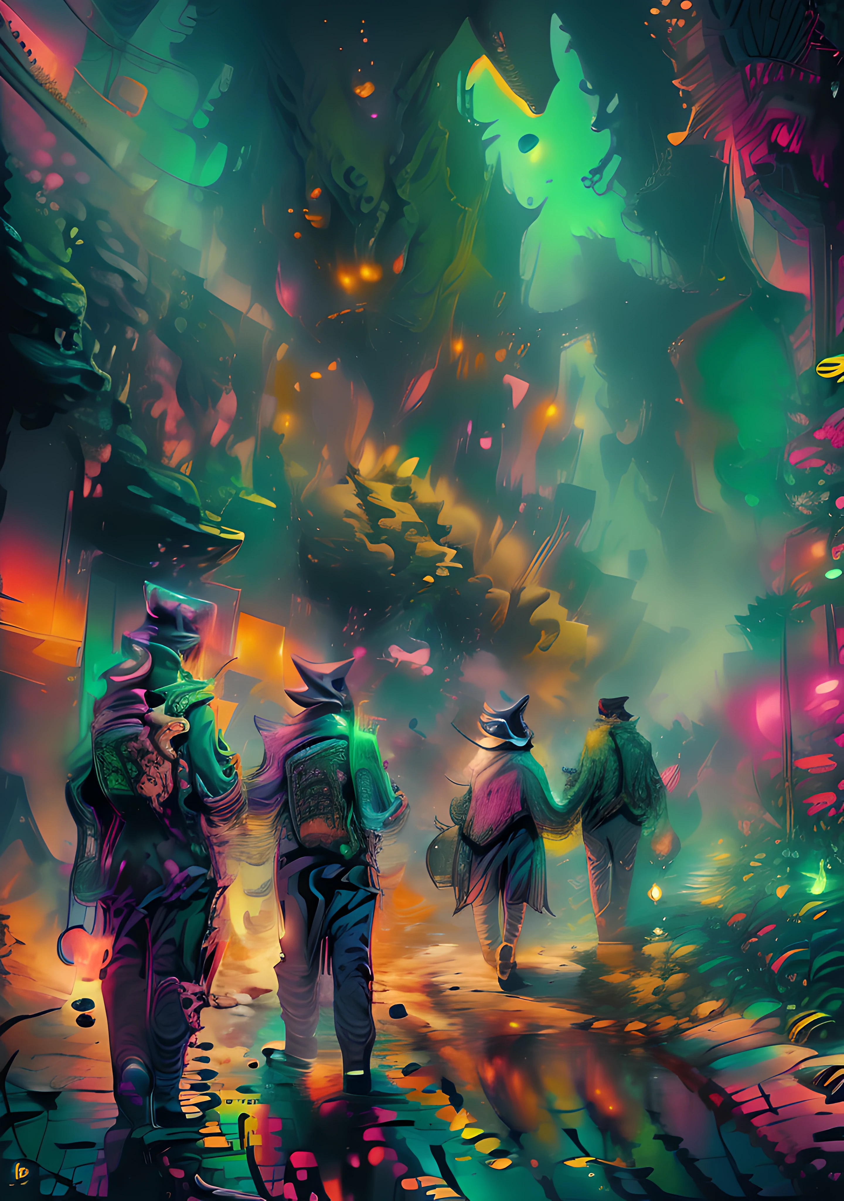In the quaint town of Veridium, a harmonious blend of natural splendor and groundbreaking technology has given birth to a breathtaking futuristic utopia. Walking down the bustling streets, one is enveloped in a symphony of vibrant technicolor lights and the humming whispers of autonomous vehicles gliding through magnetic tracks.While strolling through the town, bioluminescent roadways guide pedestrians and cyclists with their soft, captivating glow. Vibrant flora delicately entwines with the sparkling infrastructure, truly blurring the boundaries between urbanization and nature. Visitors can be seen sipping their Vitamin-infused 'breath of life' smoothies, derived from the air-purifying plants interspersed amidst the avenues.The town square transforms into a surreal entertainment hub as the sun gently sets, with enchanting holographic performances captivating both young and old. Embracing the ethos of sustainability, floating drones project dazzling light shows powered by advanced bioluminescence, synchronized with mesmerizing music, creating a hypnotic symphony of art and science.