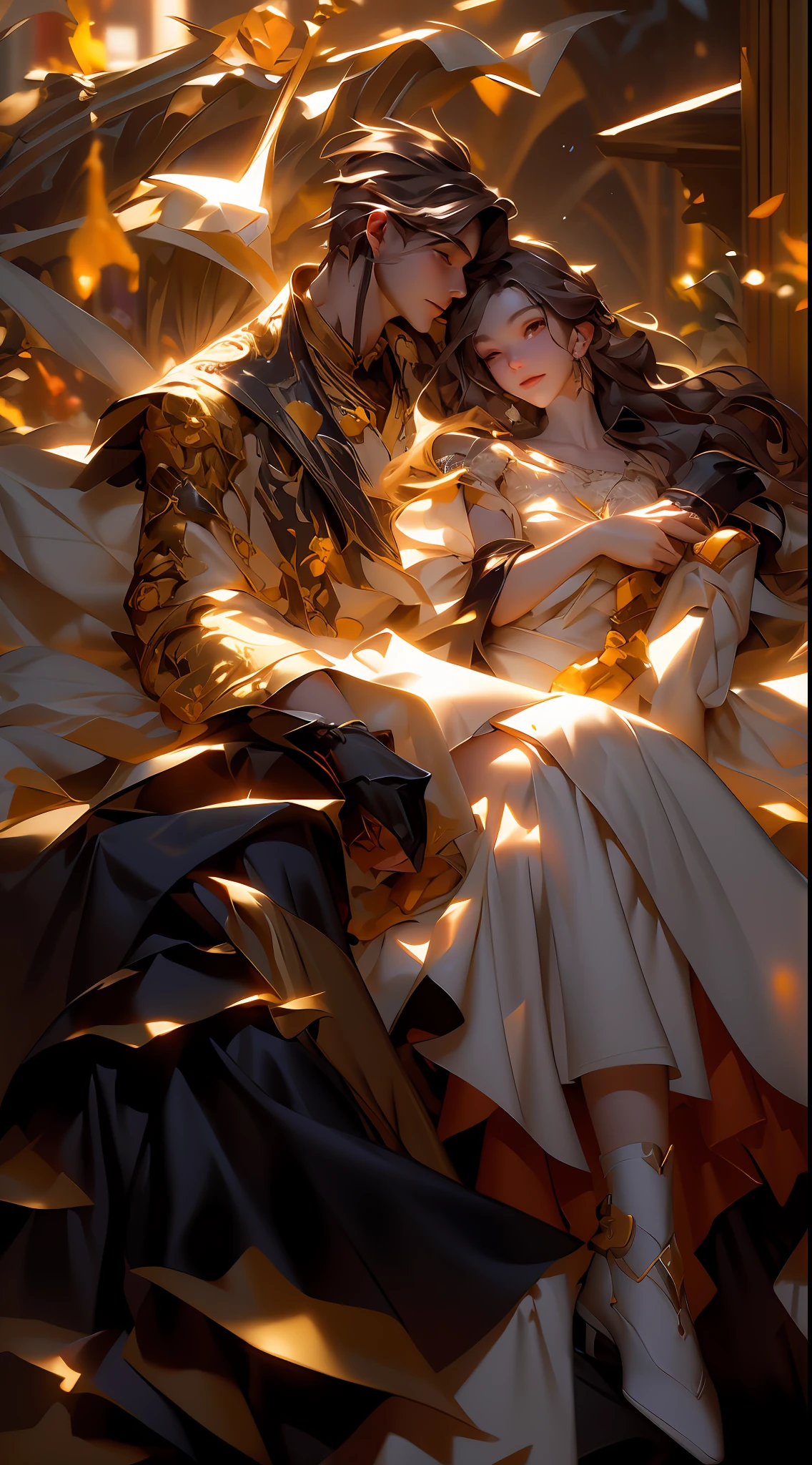 bride and groom sitting on grass with sun setting in background, sitting on one knee on the grass, sun drenched, roberto ferri and ruan jia, very magical and dreamy, bride and groom, during golden hour, photo from vogue magazine, golden hour sunset lighting, golden hour sunlight, shot at golden hour, soft golden hour lighting, sparkling in the sunlight, from girls frontline, kda, from arknights, artwork in the style of guweiz, mysterious coffee shop girl, fine details. girls frontline, by Shitao, girls frontline style, highly detailed exquisite fanart, in a bright cafe, kawacy, high quality fanart,masterpiece, best quality, (extremely detailed CG unity 8k wallpaper), (best quality), (best illustration), (best shadow), absurdres, realistic lighting,